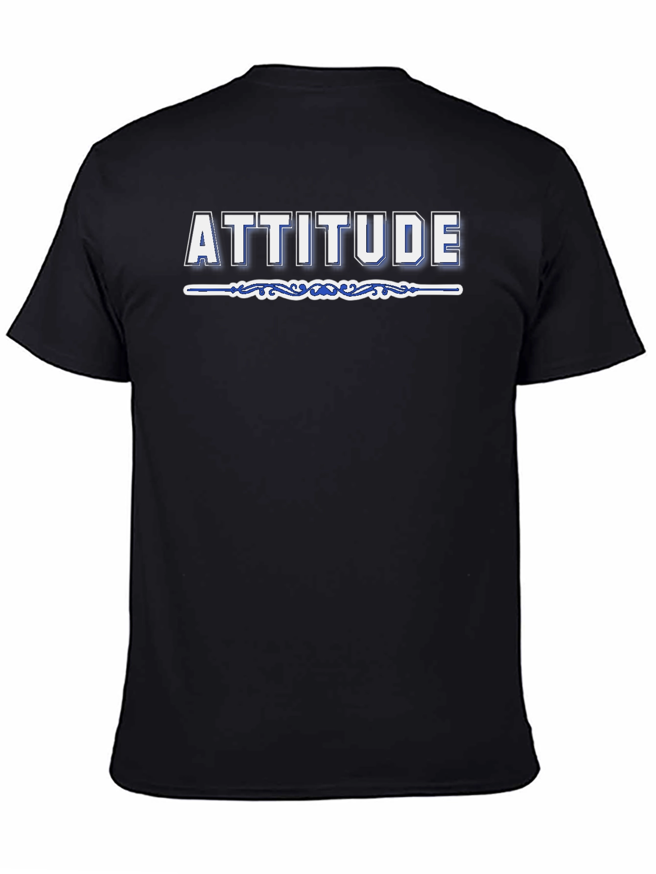 Attitude Graphic Tee - Mens Black T-Shirt