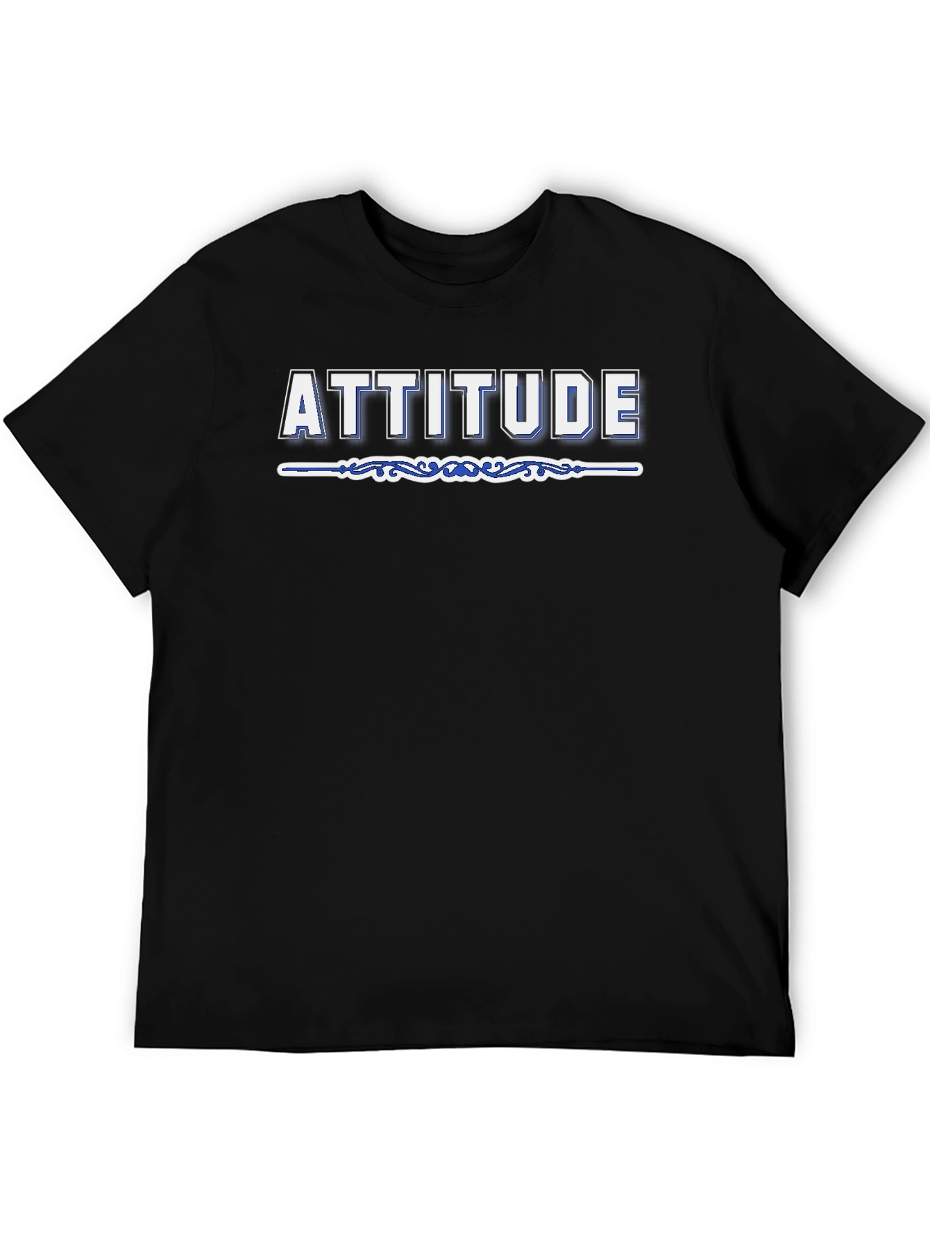 Attitude Graphic Tee - Mens Black T-Shirt