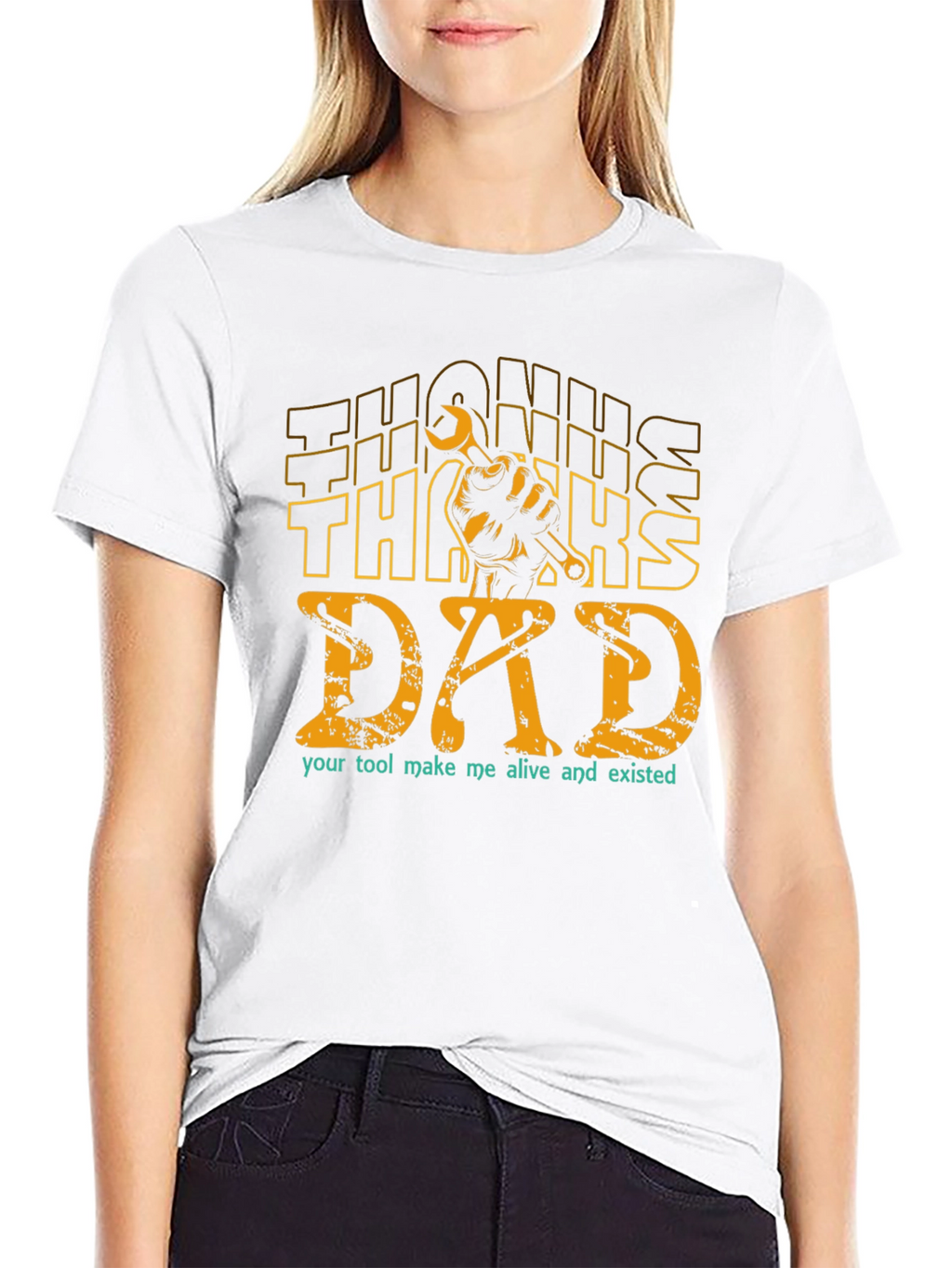 Thanks Dad T-Shirt: Tool Graphic Fathers Day Tee