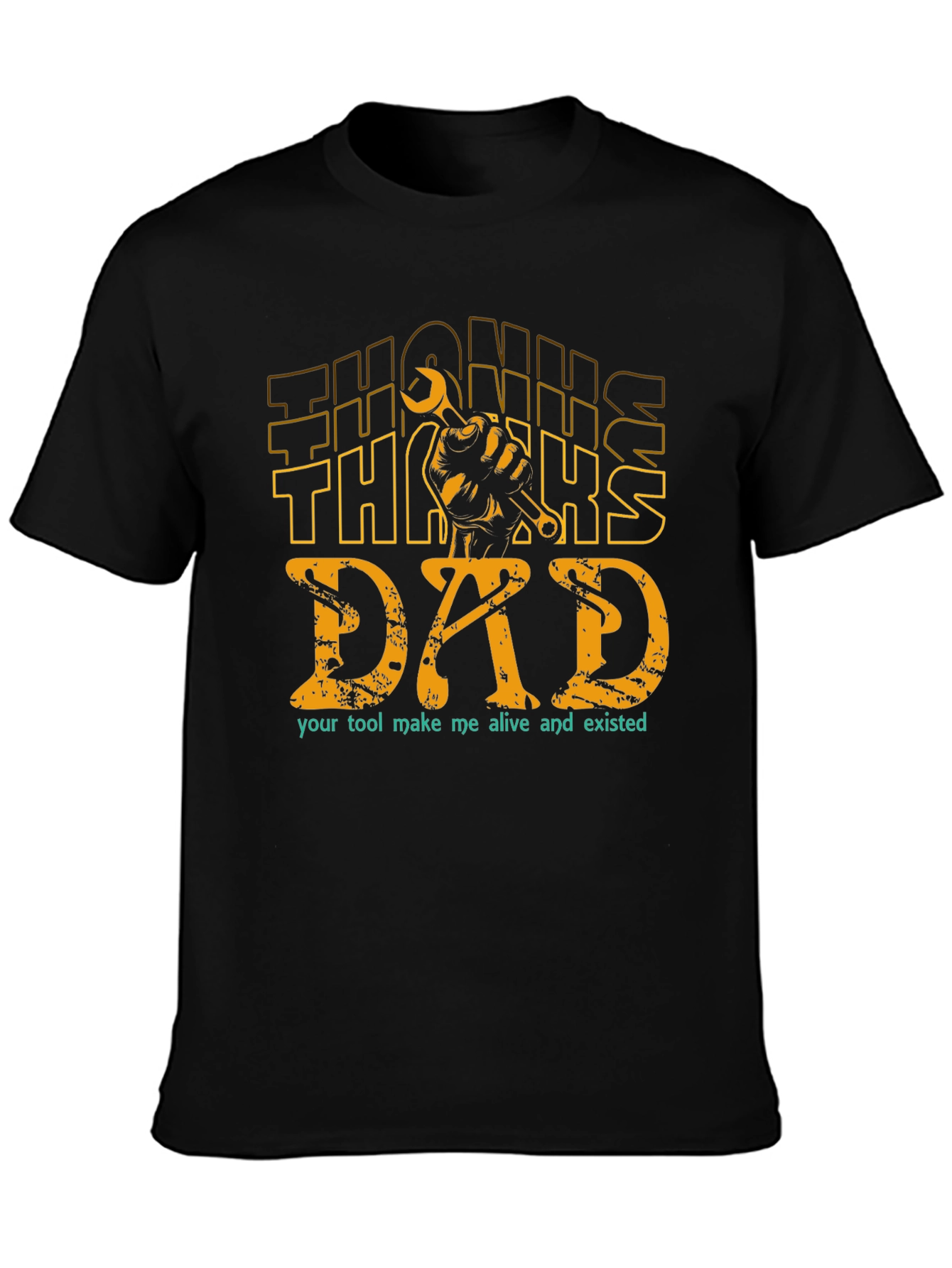 Thanks Dad T-Shirt: Tool Graphic Fathers Day Tee