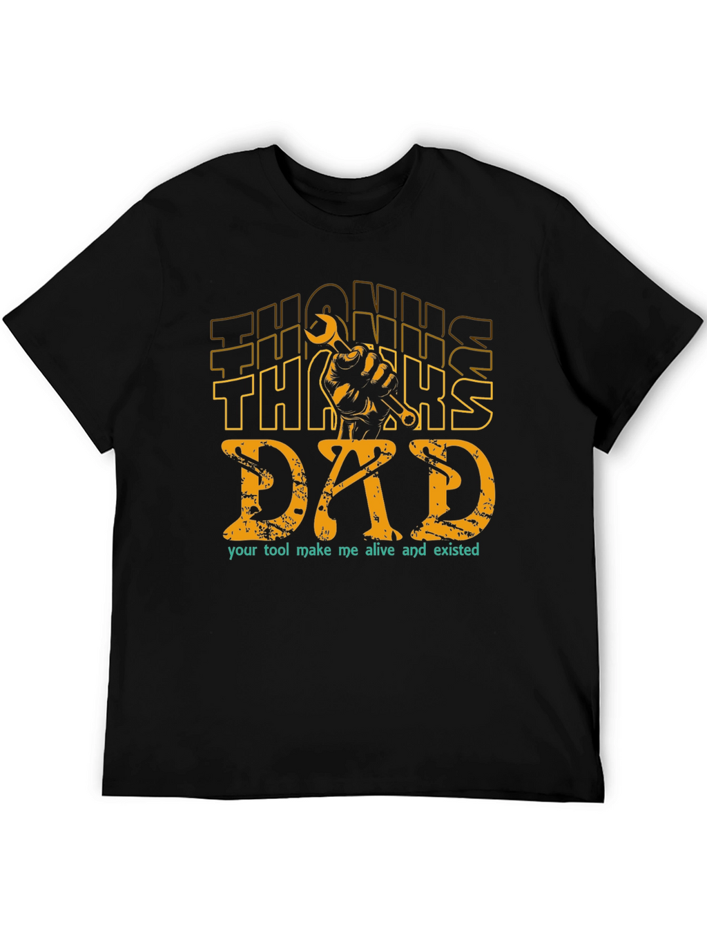 Thanks Dad T-Shirt: Tool Graphic Fathers Day Tee