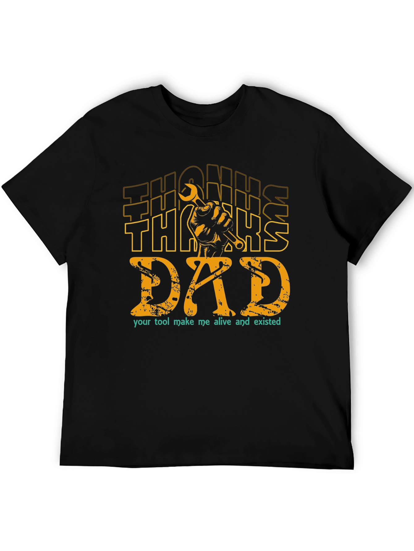 Thanks Dad T-Shirt: Tool Graphic Fathers Day Tee