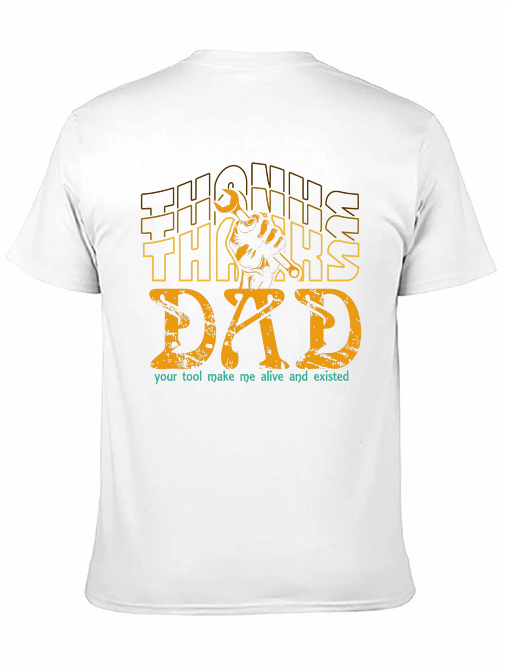 Thanks Dad T-Shirt: Tool Graphic Fathers Day Tee
