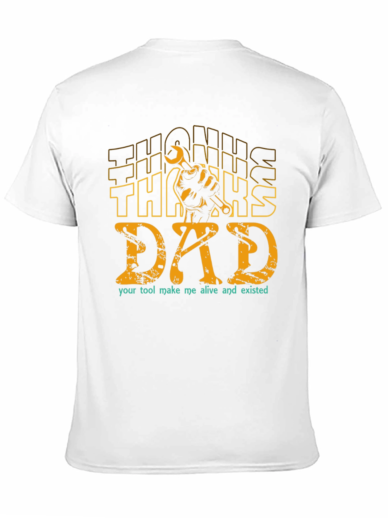 Thanks Dad T-Shirt: Tool Graphic Fathers Day Tee