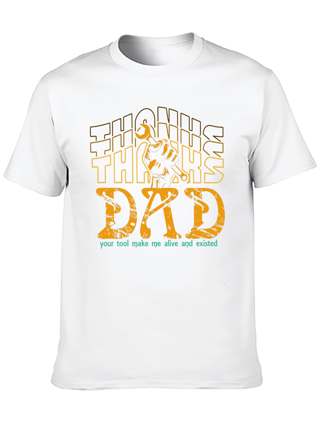 Thanks Dad T-Shirt: Tool Graphic Fathers Day Tee