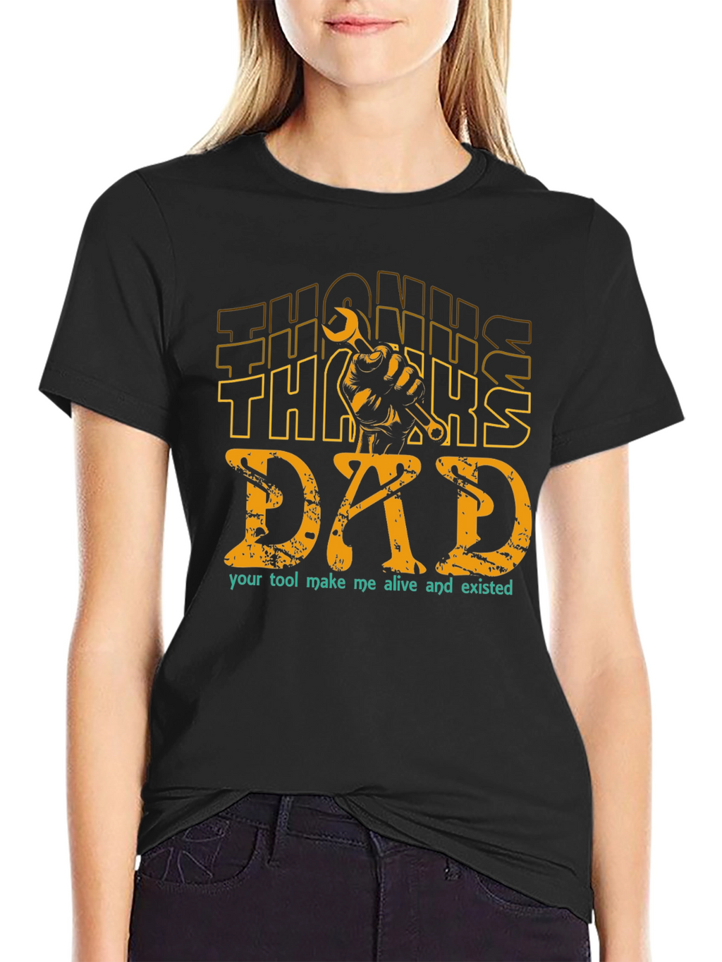 Thanks Dad T-Shirt: Tool Graphic Fathers Day Tee