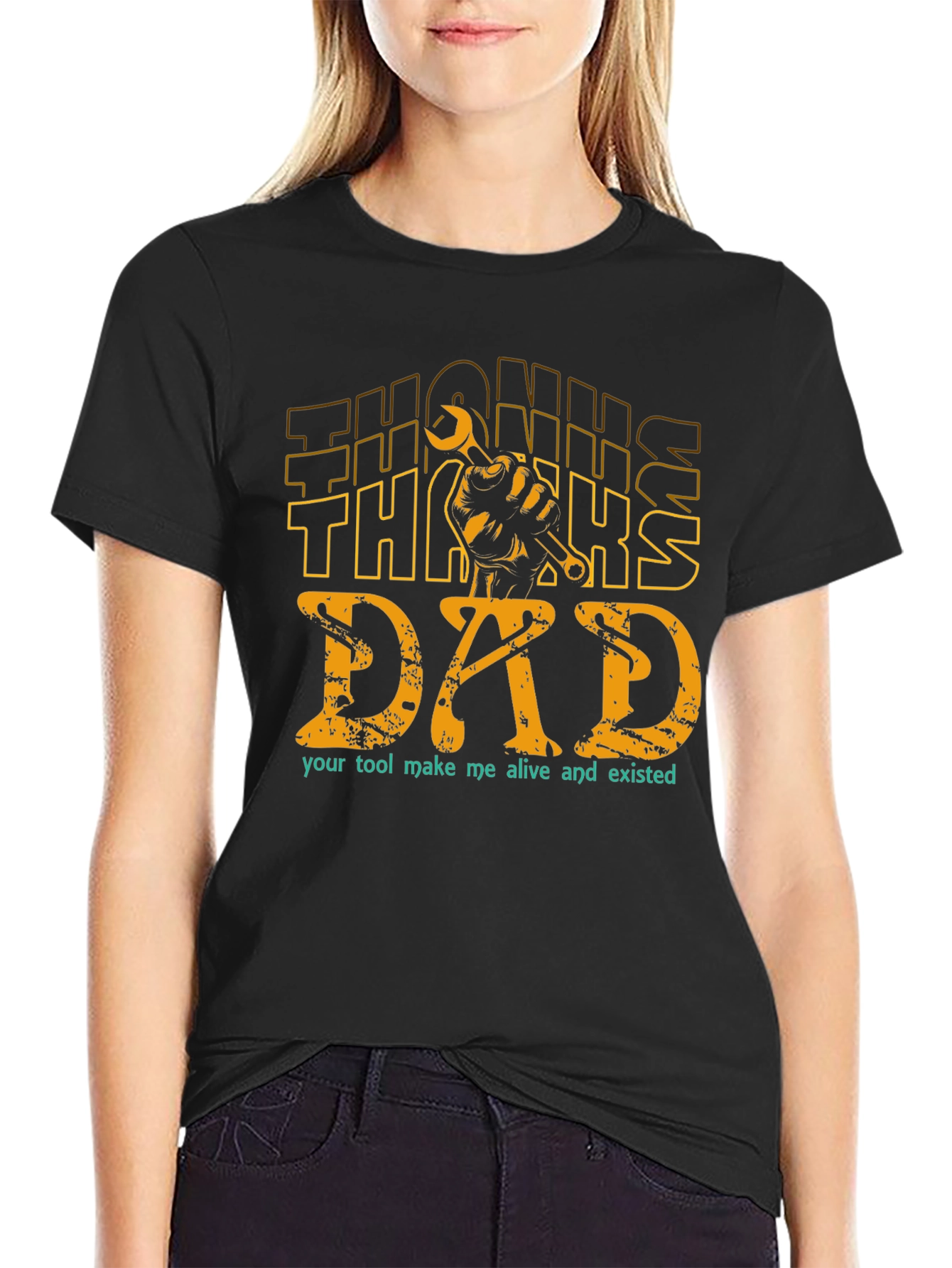 Thanks Dad T-Shirt: Tool Graphic Fathers Day Tee
