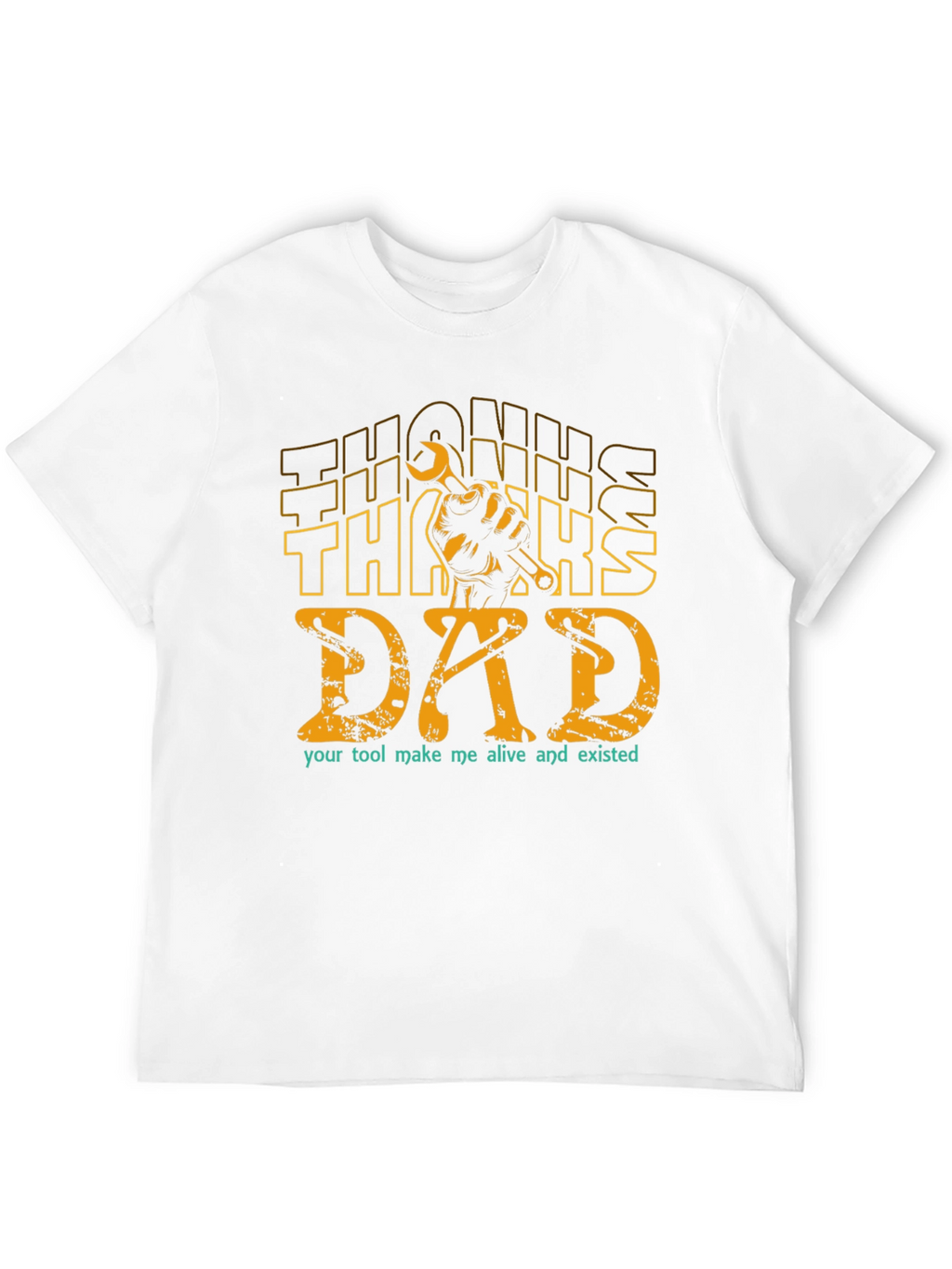 Thanks Dad T-Shirt: Tool Graphic Fathers Day Tee