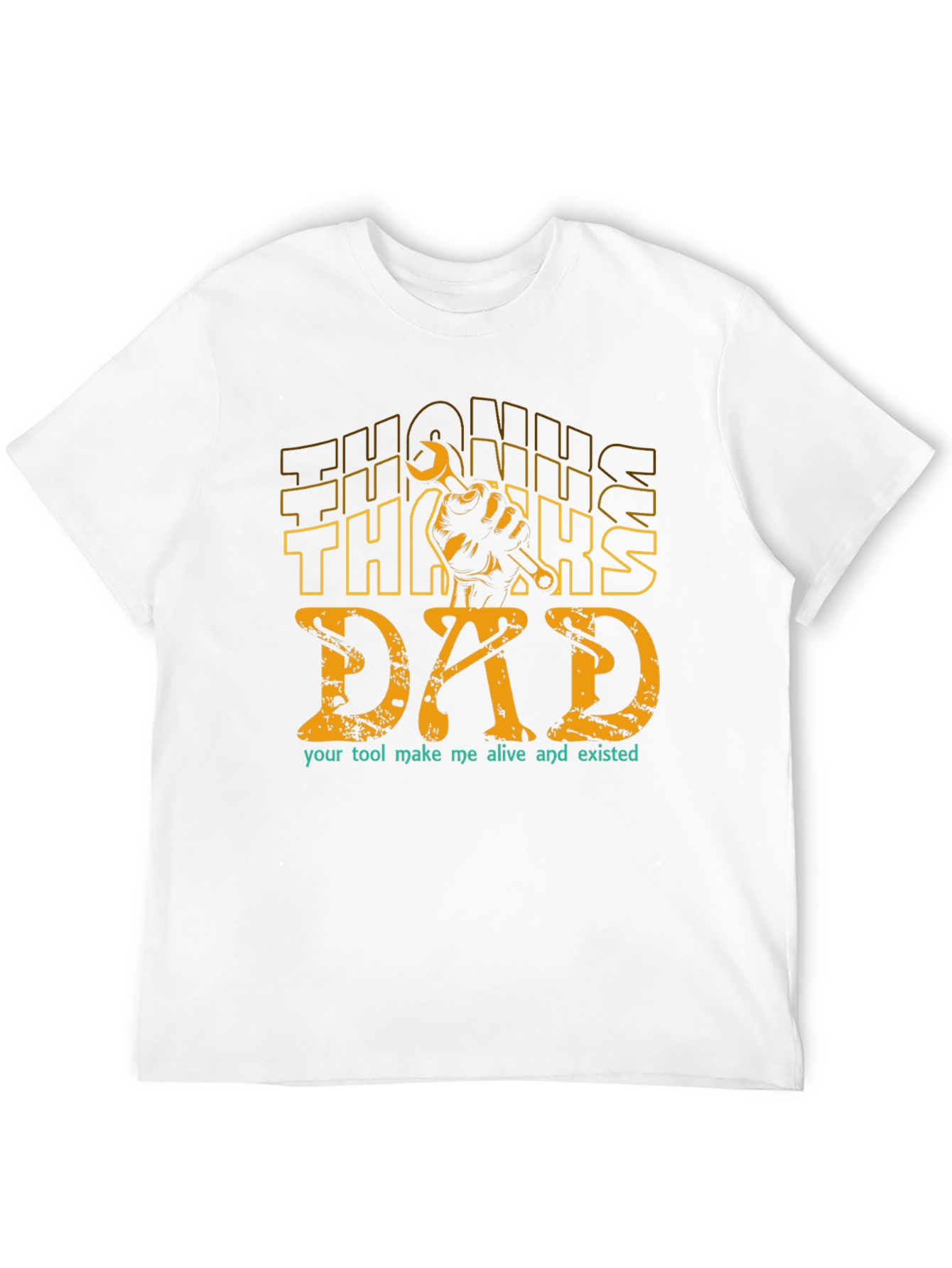Thanks Dad T-Shirt: Tool Graphic Fathers Day Tee
