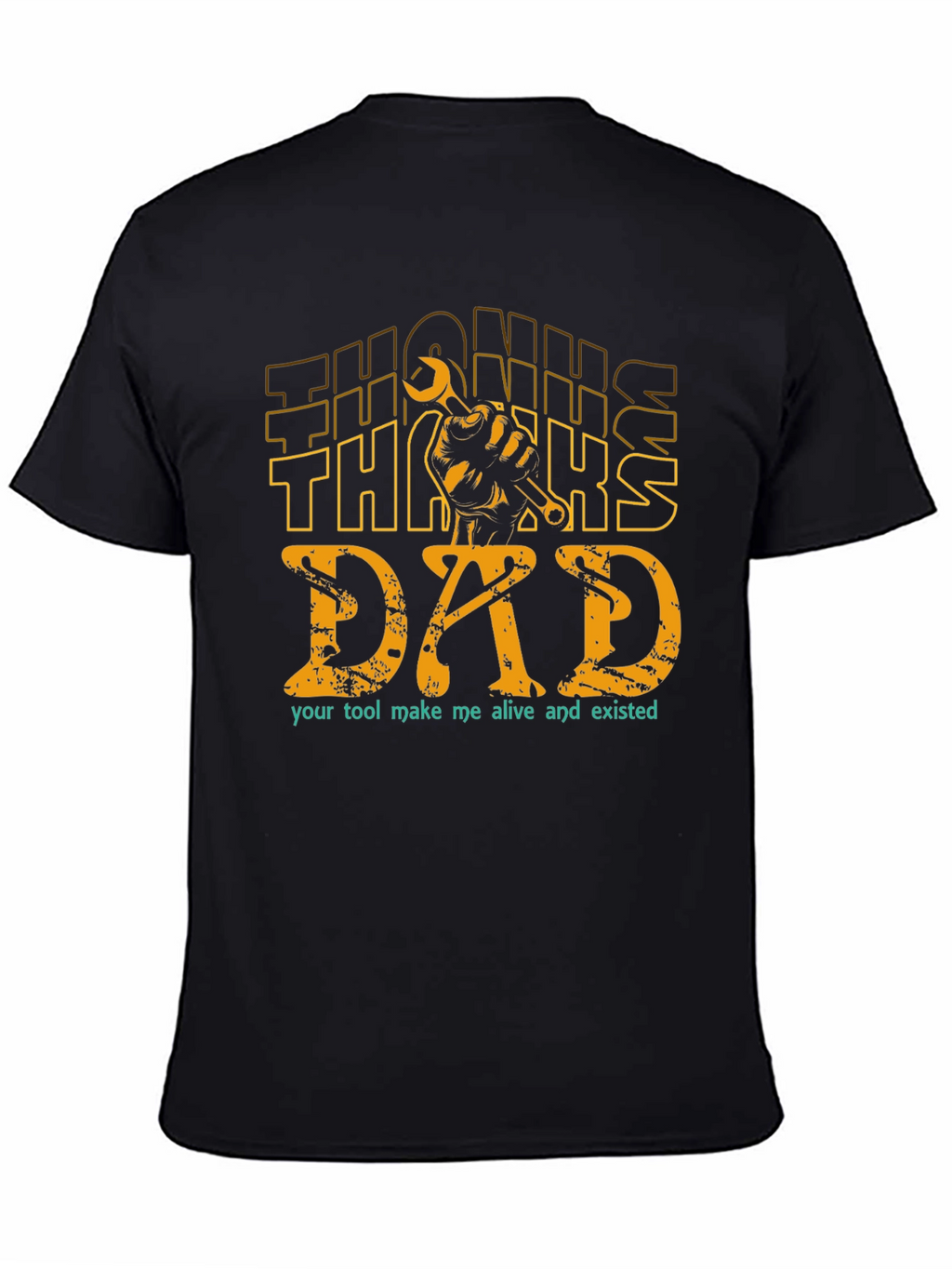 Thanks Dad T-Shirt: Tool Graphic Fathers Day Tee