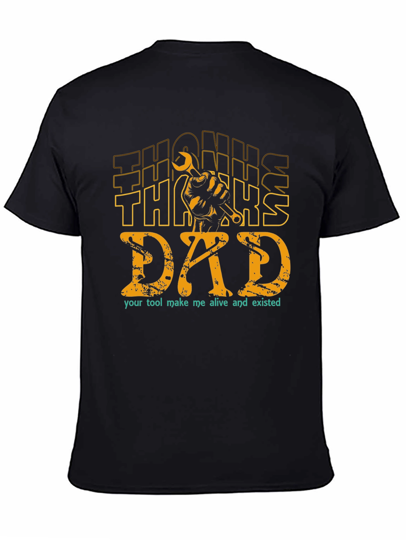 Thanks Dad T-Shirt: Tool Graphic Fathers Day Tee