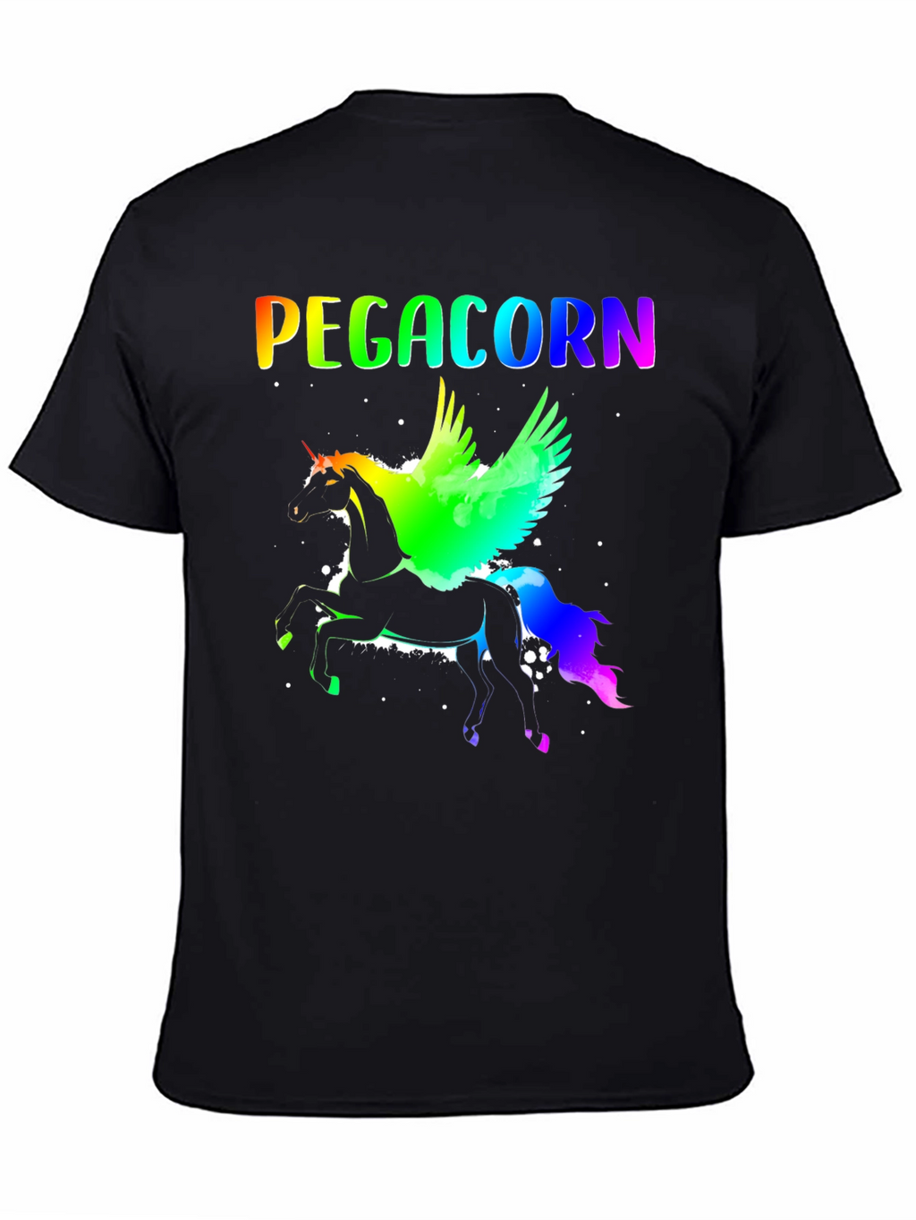 Pegacorn Rainbow Graphic Tee