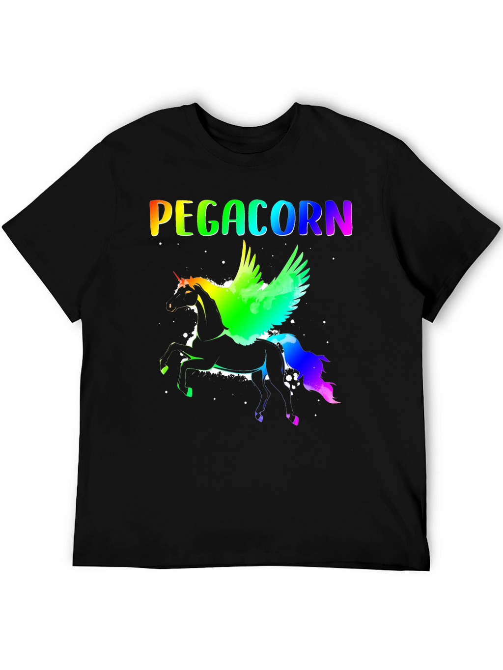 Pegacorn Rainbow Graphic Tee