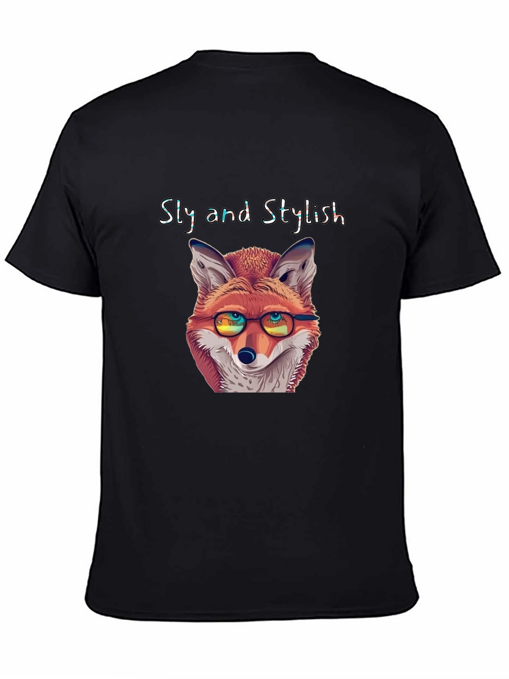 Sly and Stylish Fox Graphic T-Shirt