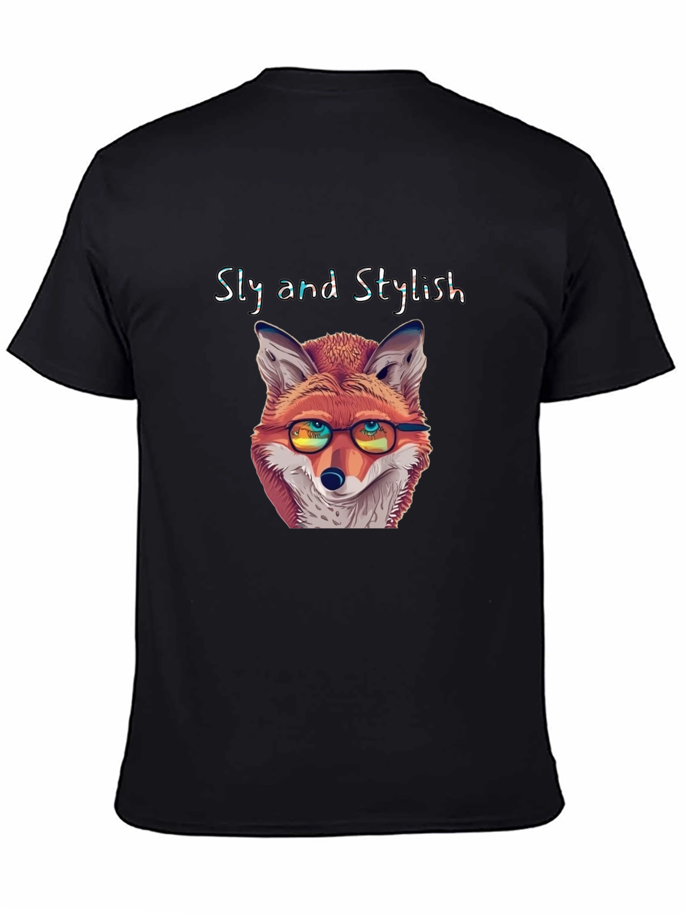 Sly and Stylish Fox Graphic T-Shirt