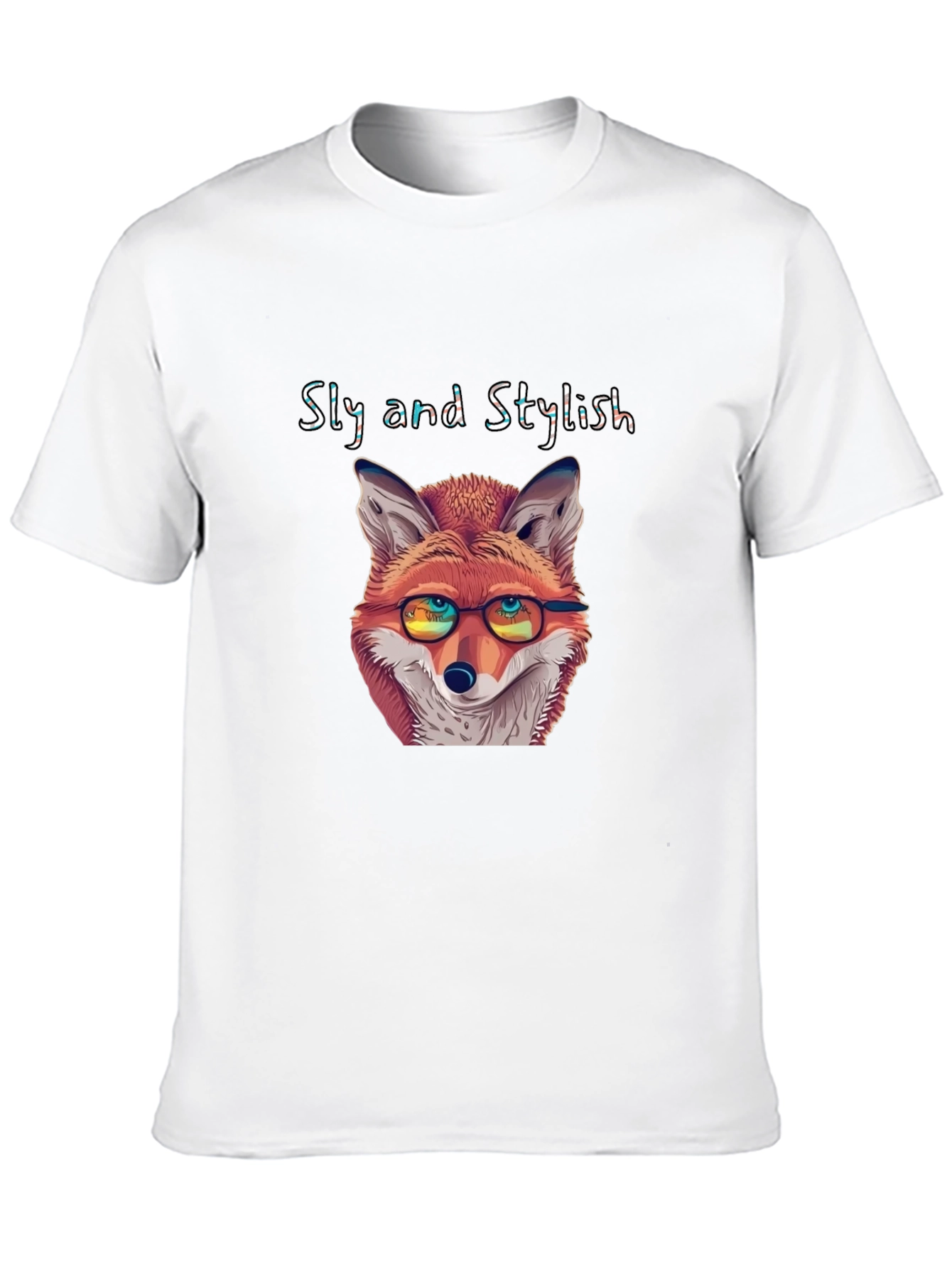 Sly and Stylish Fox Graphic T-Shirt