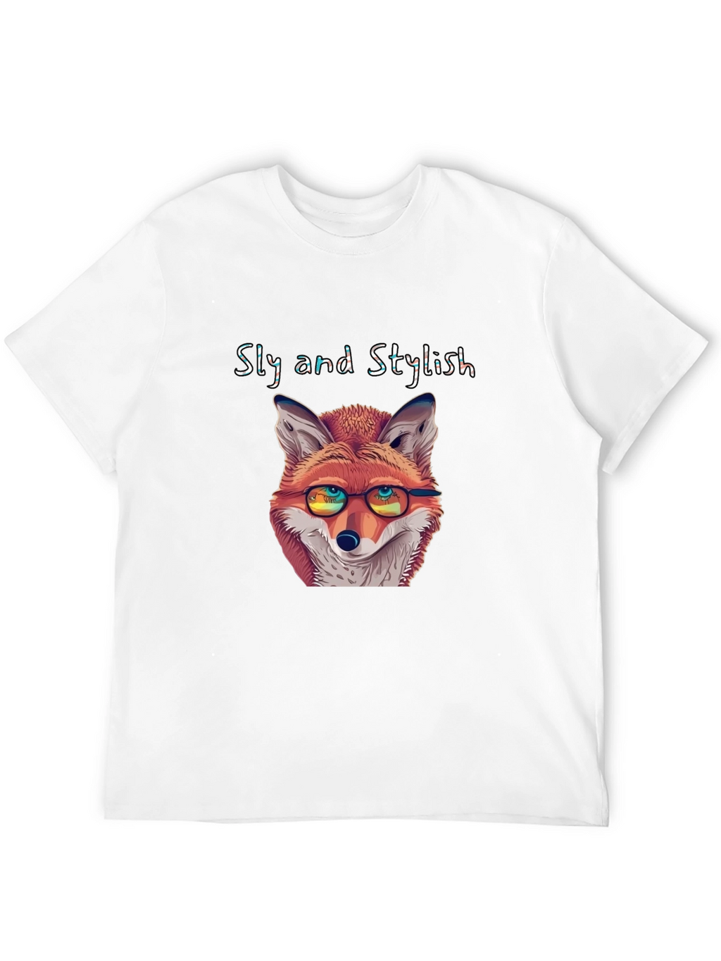 Sly and Stylish Fox Graphic T-Shirt
