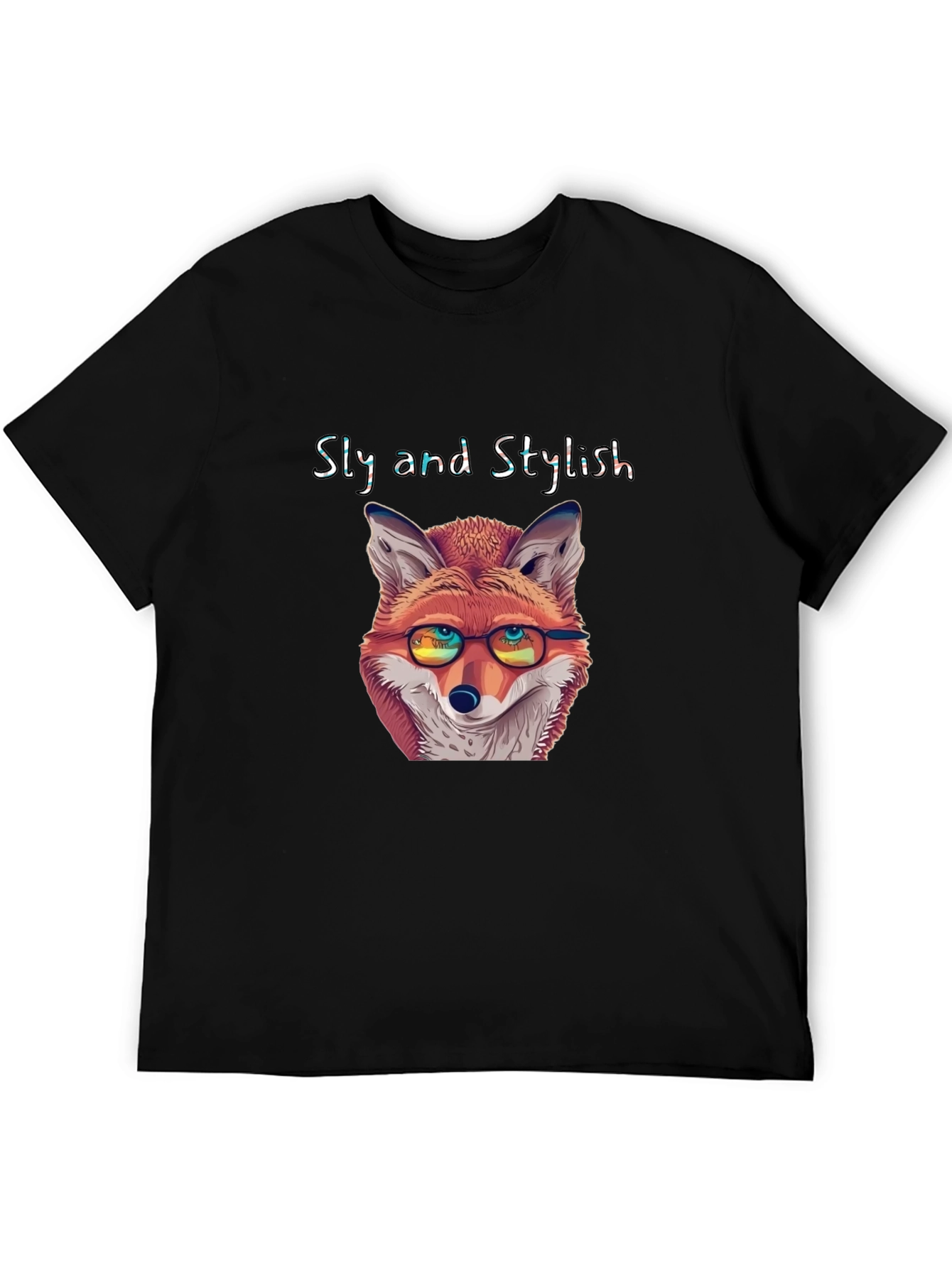 Sly and Stylish Fox Graphic T-Shirt