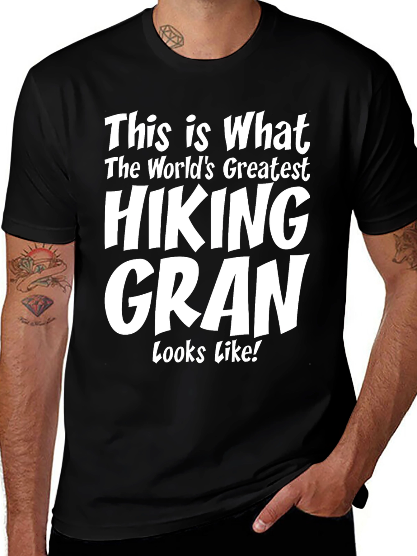 Hiking Gran T-Shirt - Worlds Greatest Hiker Gift