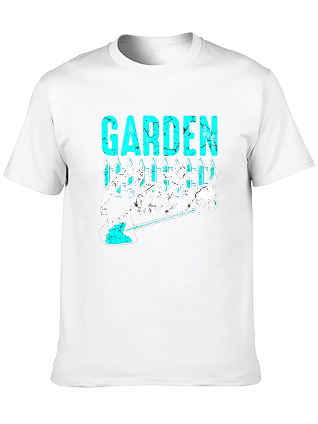 Garden Cat T-Shirt - Black Cotton Blend