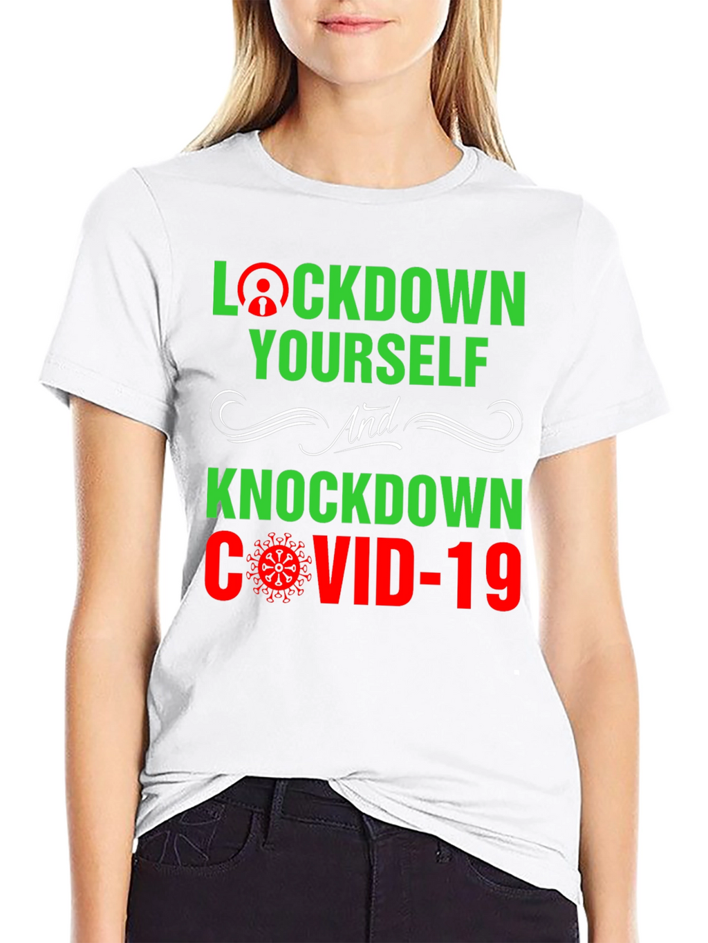 Lockdown Yourself COVID-19 Graphic Tee