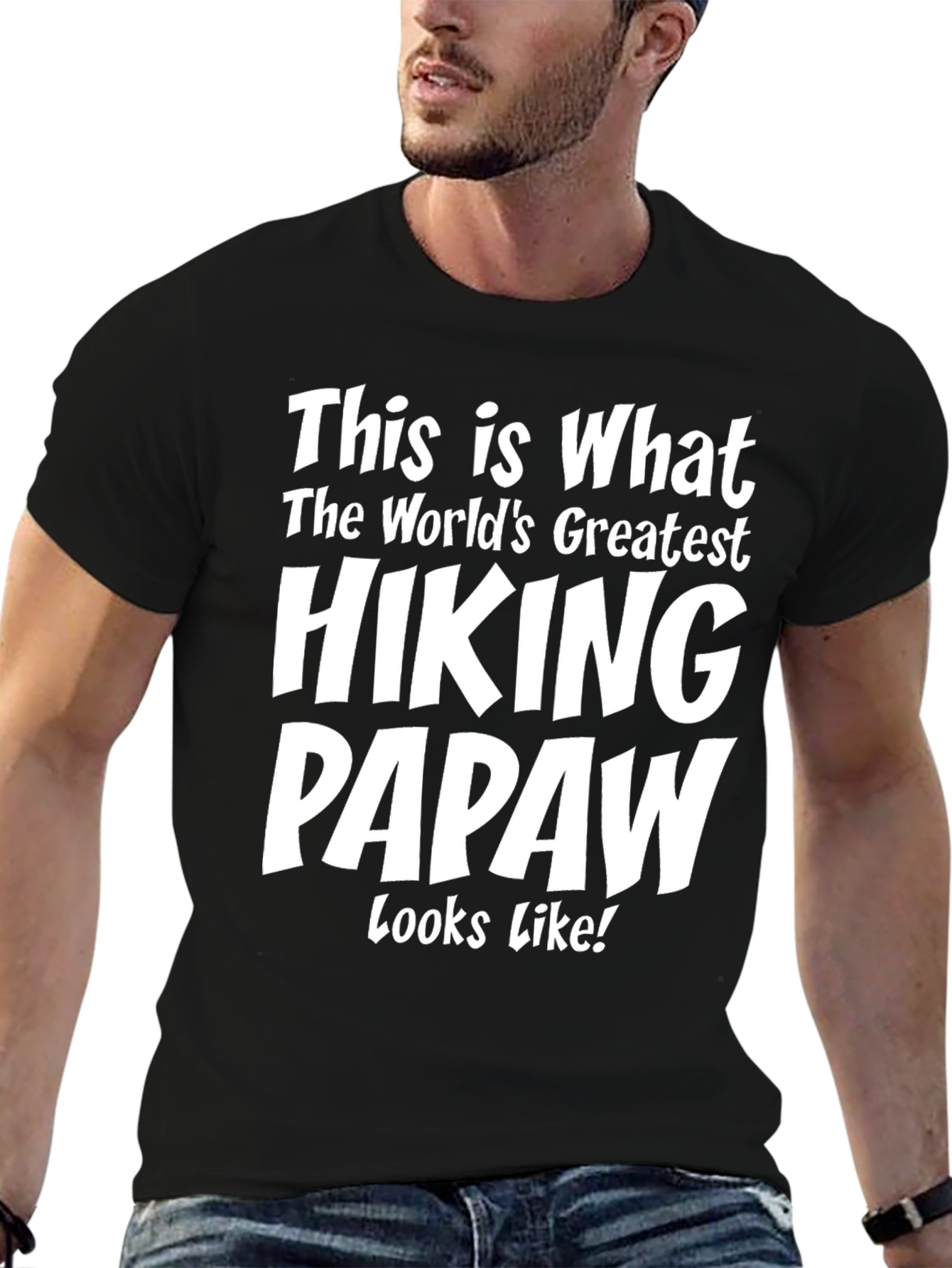 Hiking Papaw T-Shirt - Great Gift!