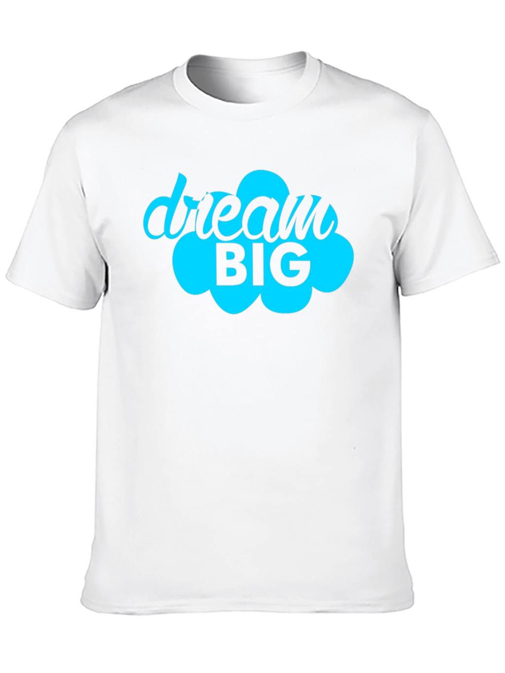 Dream Big Graphic Tee - Motivational Black T-Shirt