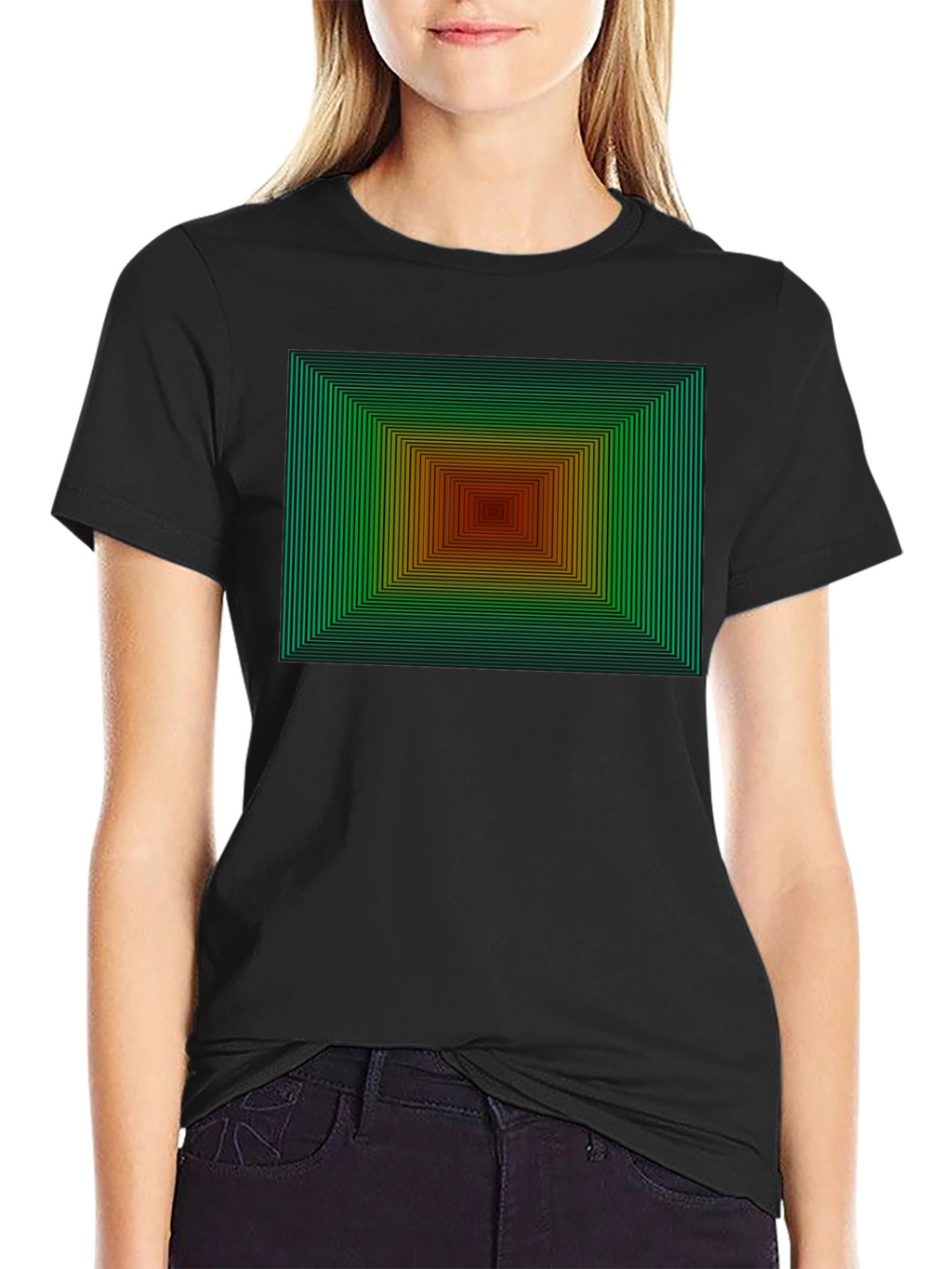 Geometric Gradient T-Shirt