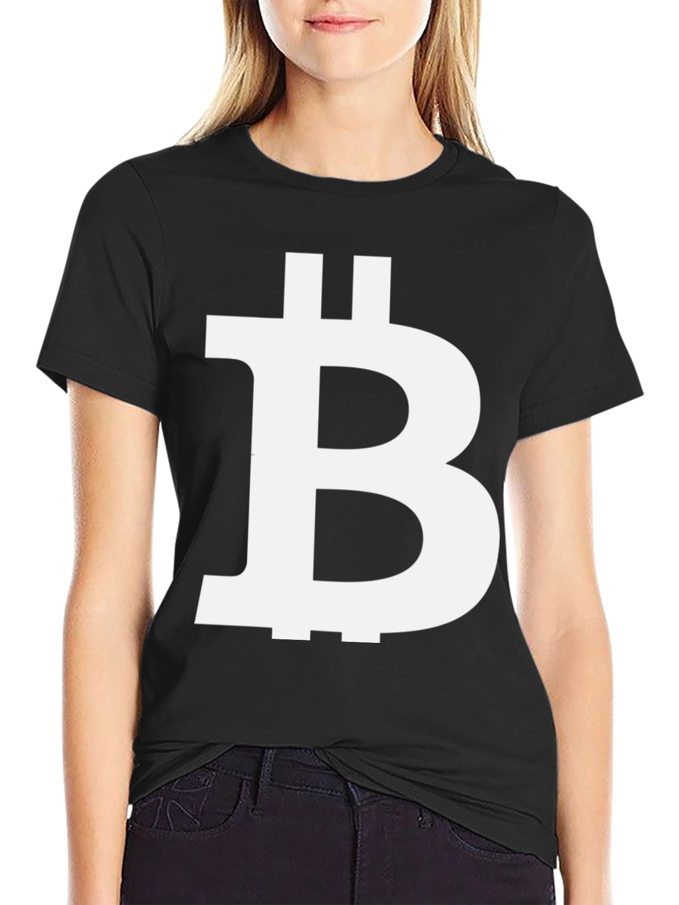 Bitcoin Black Graphic Tee - Crypto Currency T-Shirt