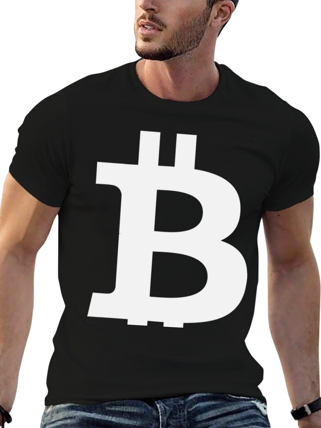 Bitcoin Black Graphic Tee - Crypto Currency T-Shirt