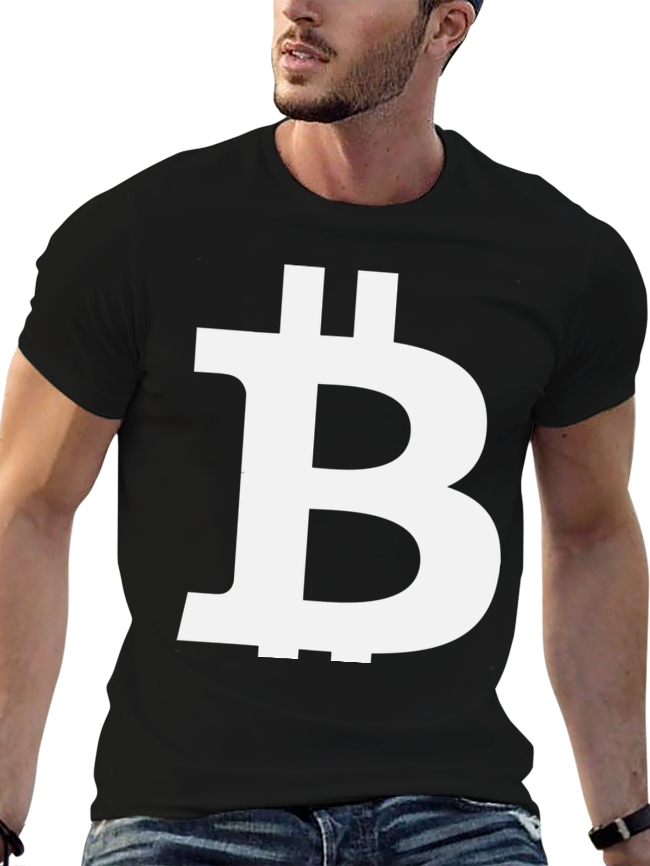 Bitcoin Black Graphic Tee - Crypto Currency T-Shirt