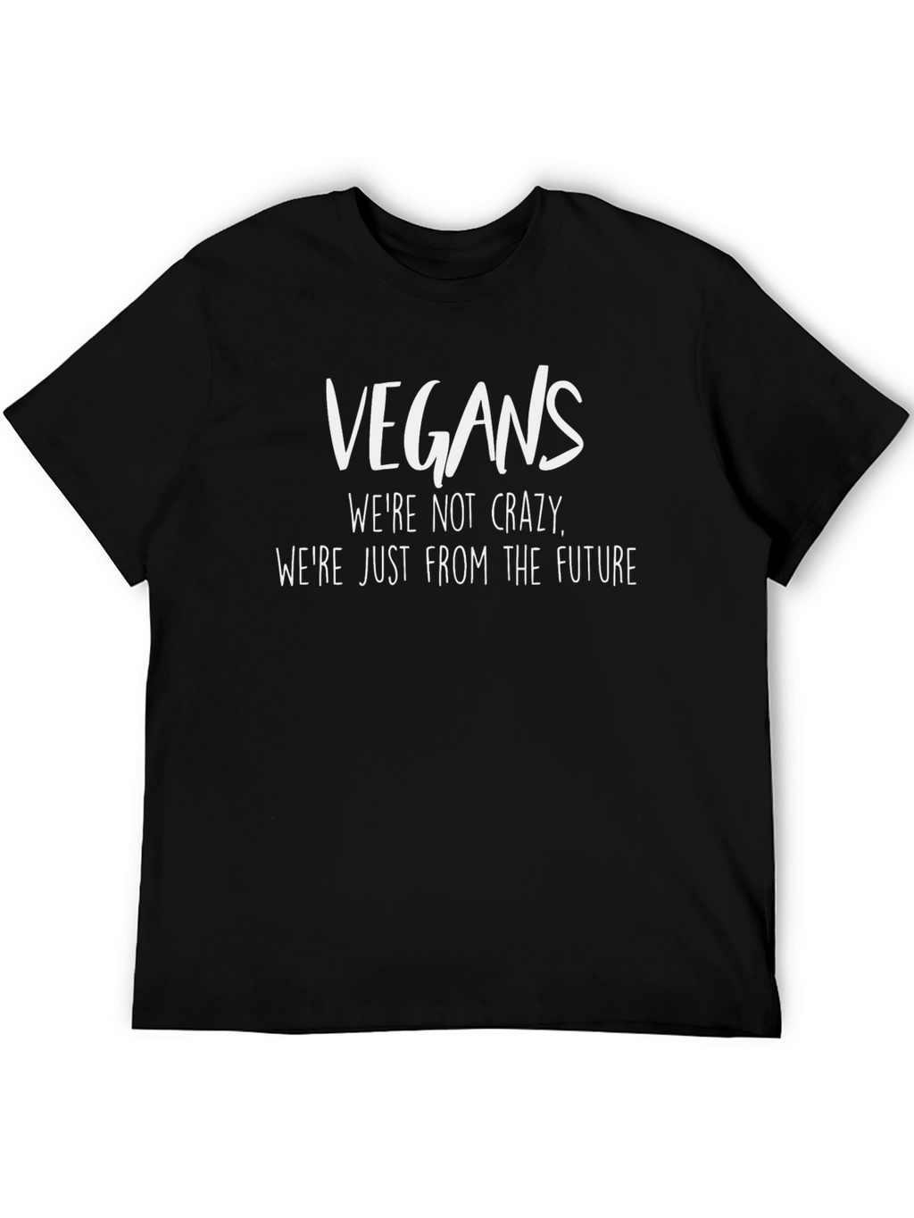 Vegan Future T-Shirt - Crew Neck Cotton Tee