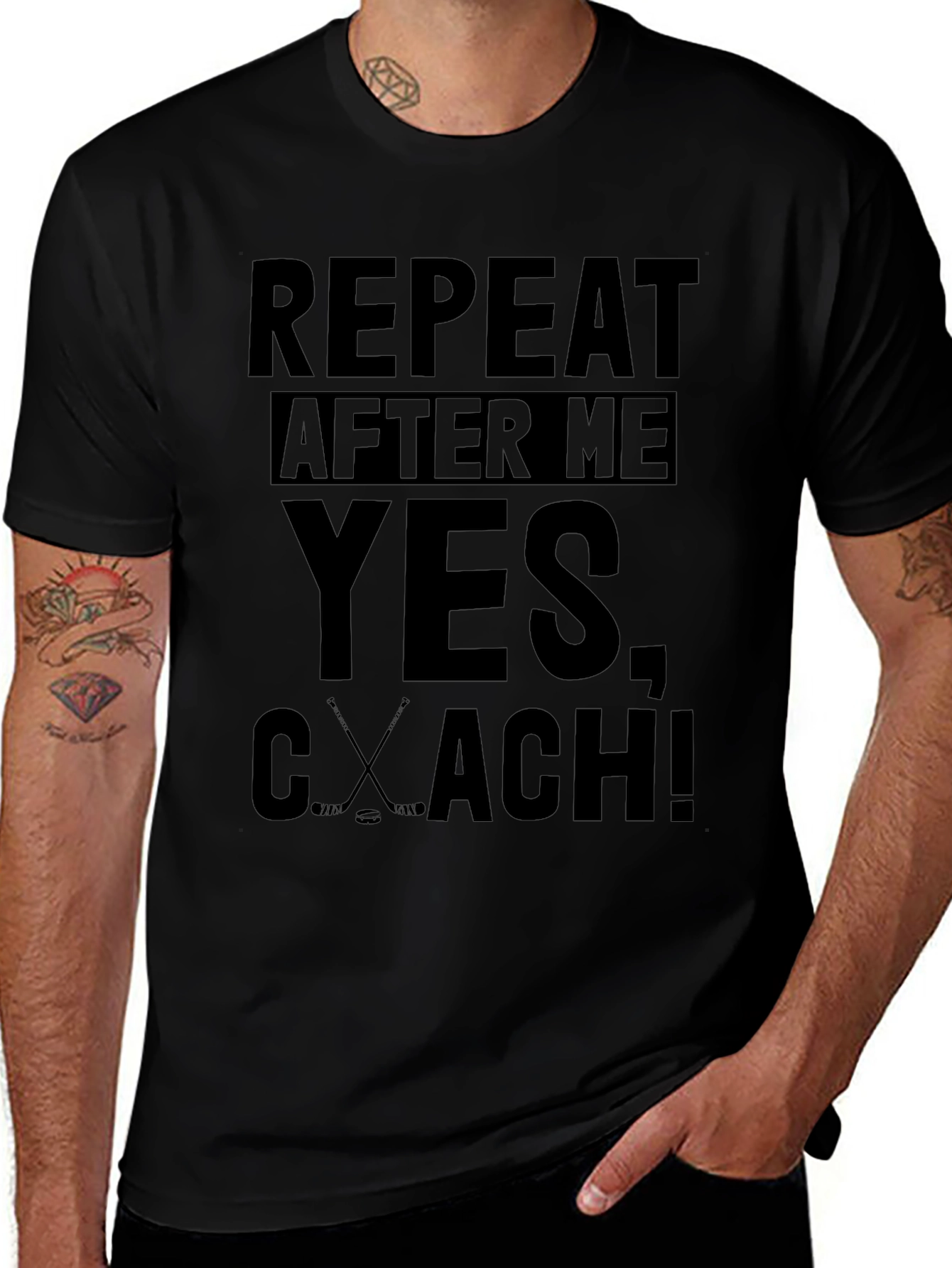 Repeat After Me Hockey Coach T-Shirt