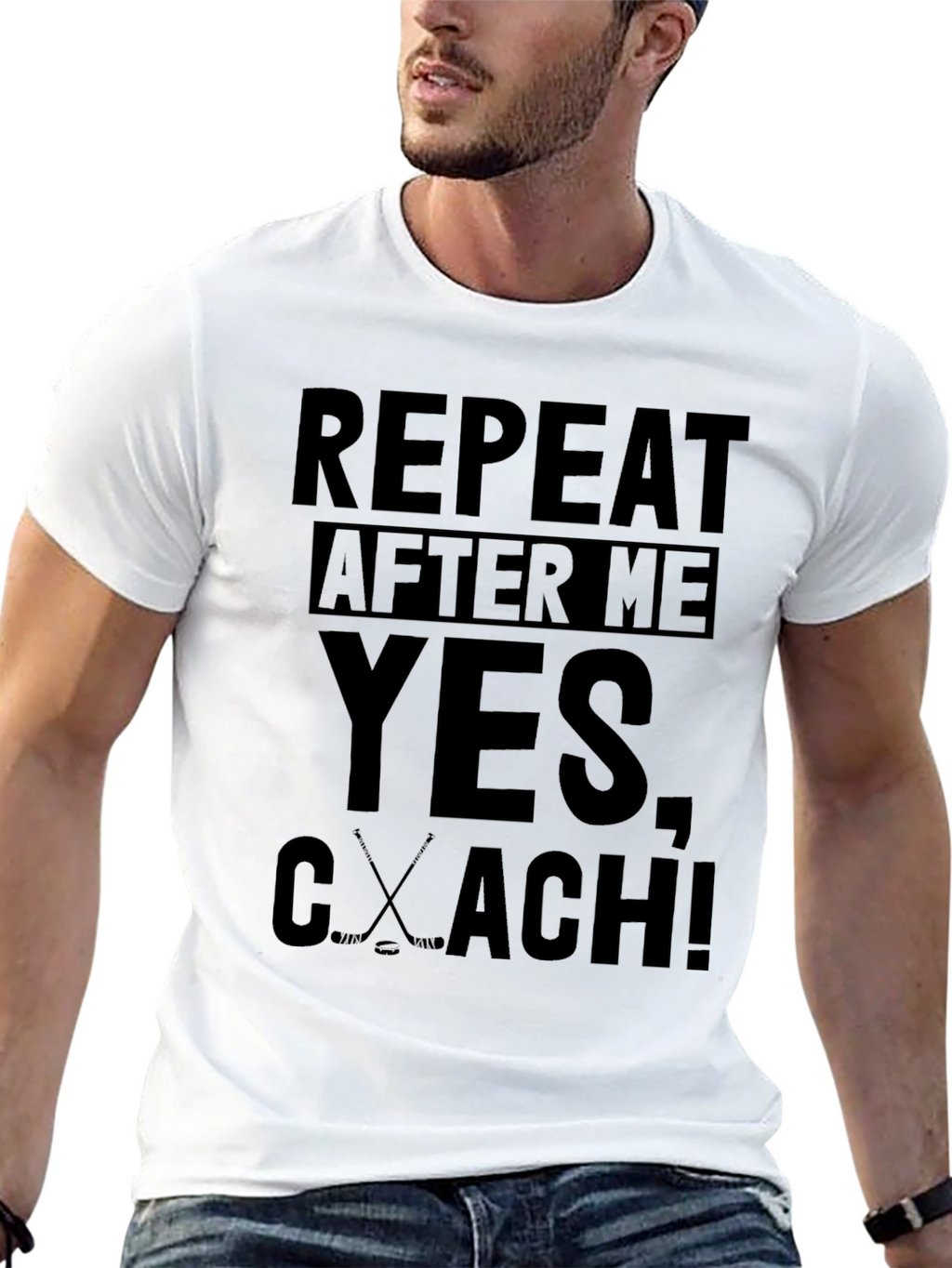Repeat After Me Hockey Coach T-Shirt