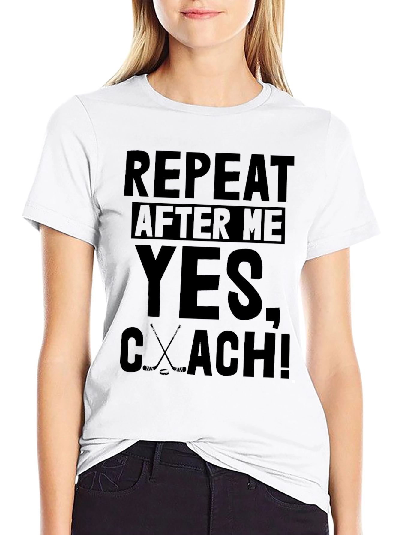 Repeat After Me Hockey Coach T-Shirt
