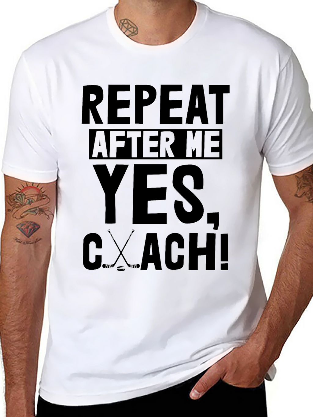 Repeat After Me Hockey Coach T-Shirt