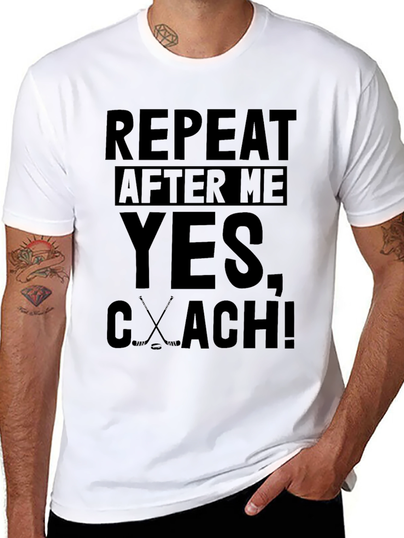 Repeat After Me Hockey Coach T-Shirt