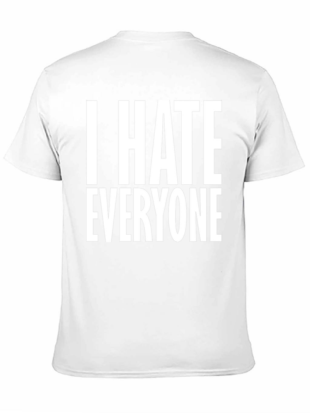 I Hate Everyone Black Graphic T-Shirt