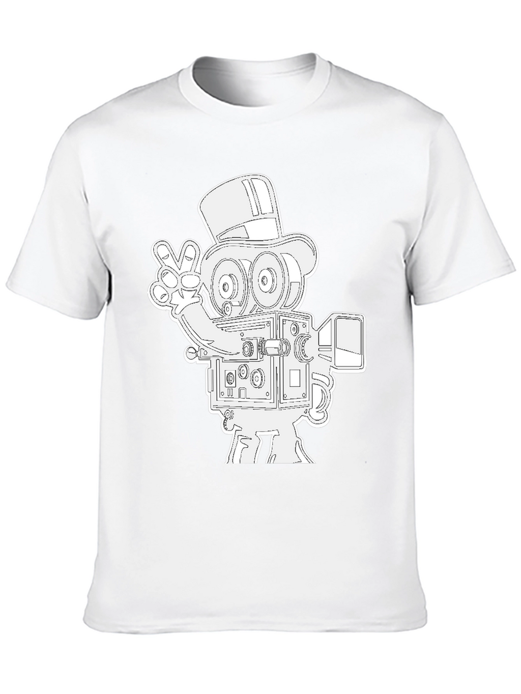 Retro Camera T-Shirt - Peace Out Film Lovers!