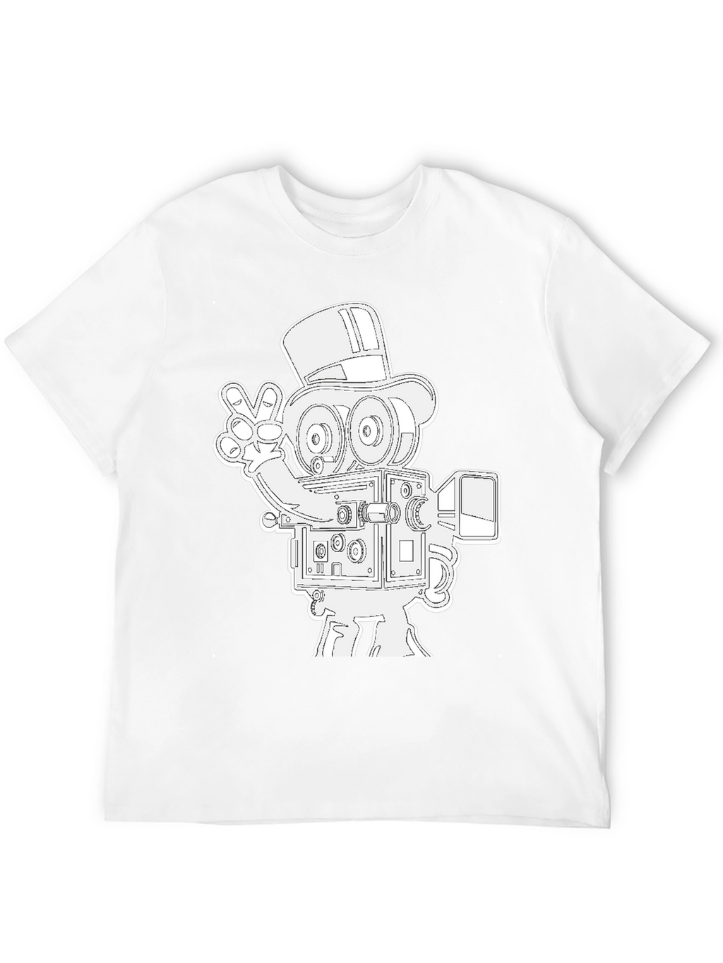 Retro Camera T-Shirt - Peace Out Film Lovers!