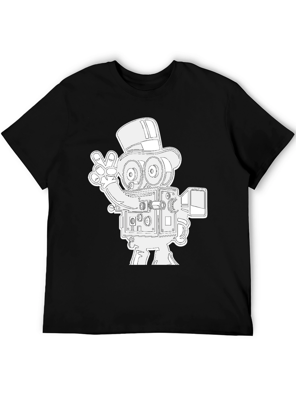 Retro Camera T-Shirt - Peace Out Film Lovers!