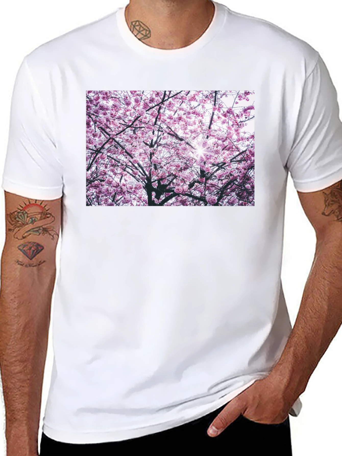 Blossom Tree Graphic T-Shirt - Nature Inspired Tee