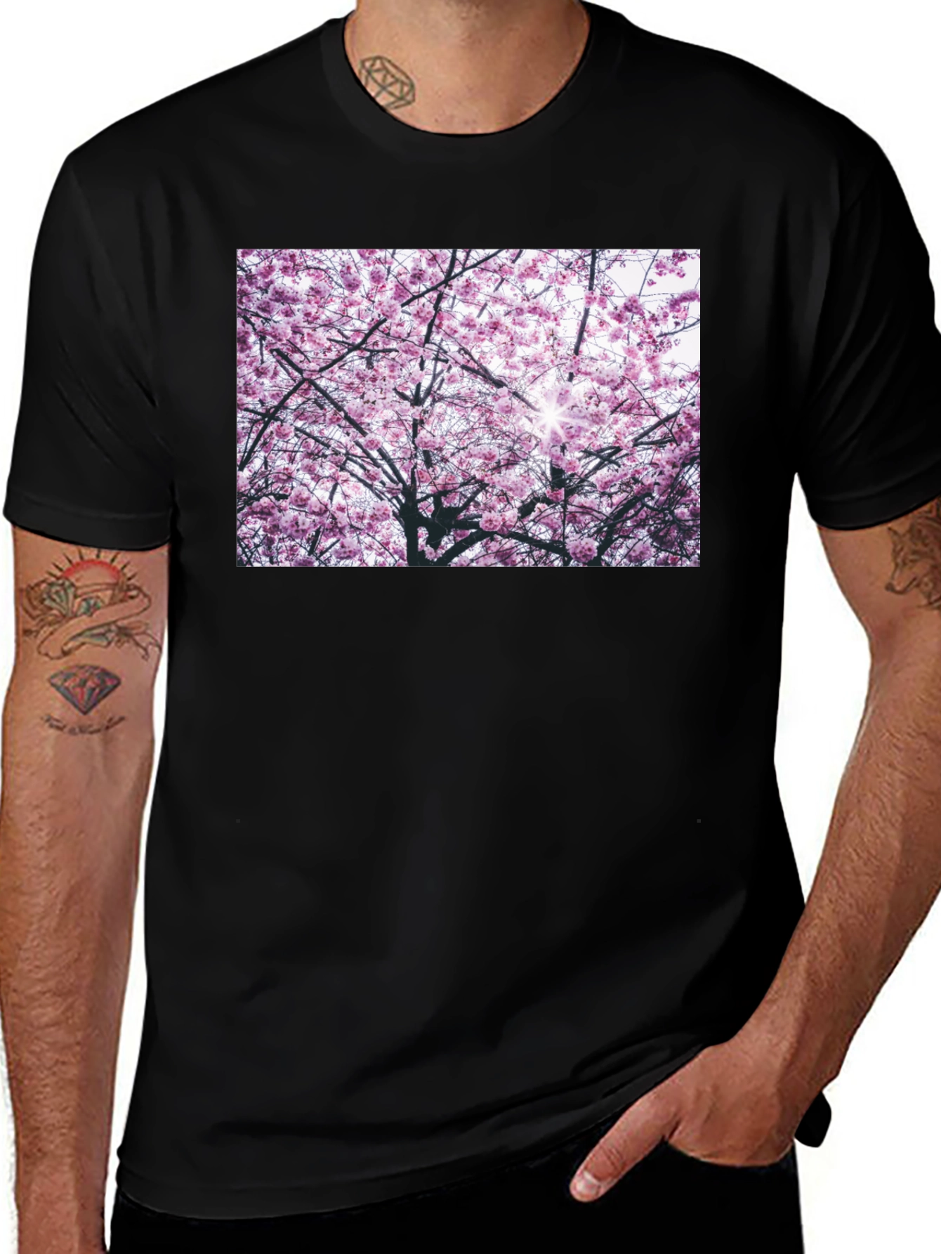 Blossom Tree Graphic T-Shirt - Nature Inspired Tee