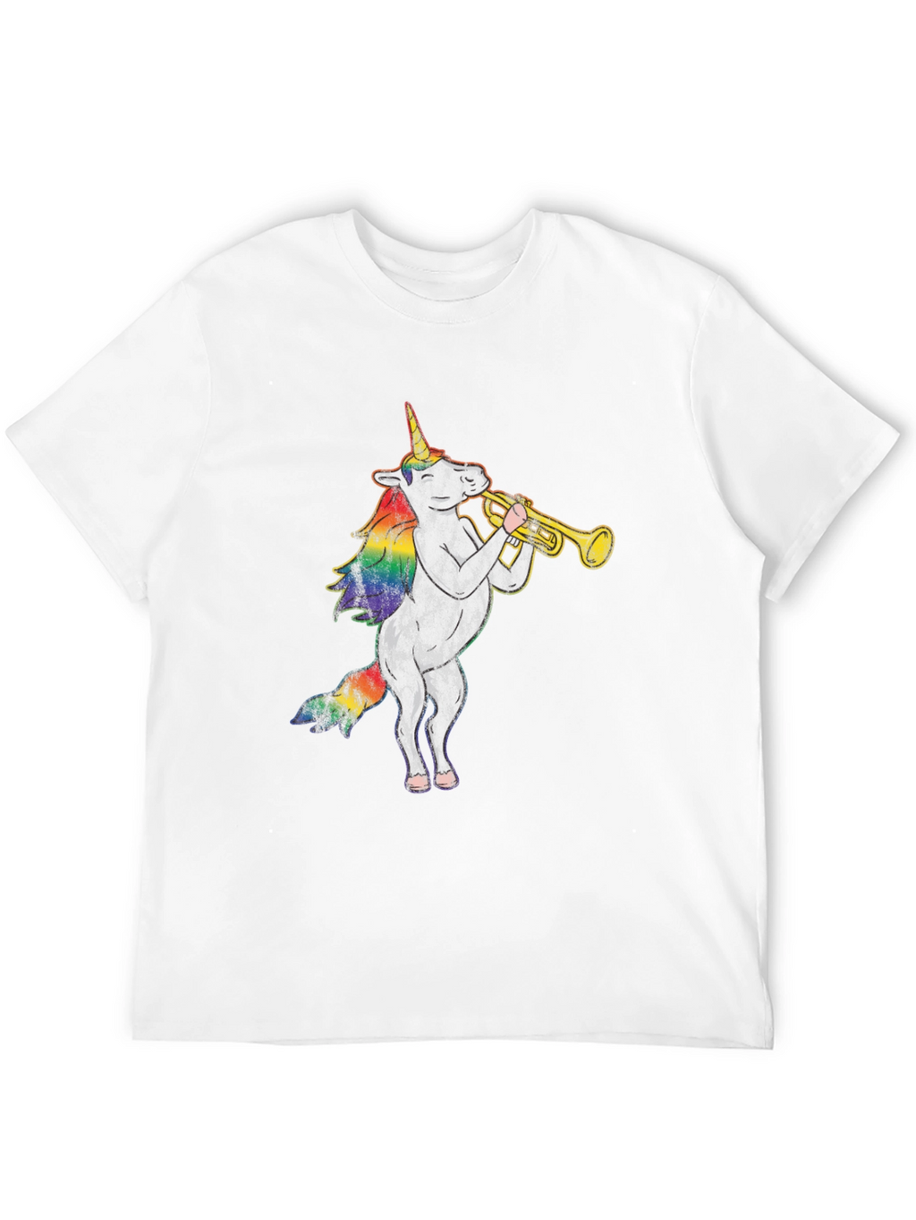 Unicorn Trumpet Black T-Shirt