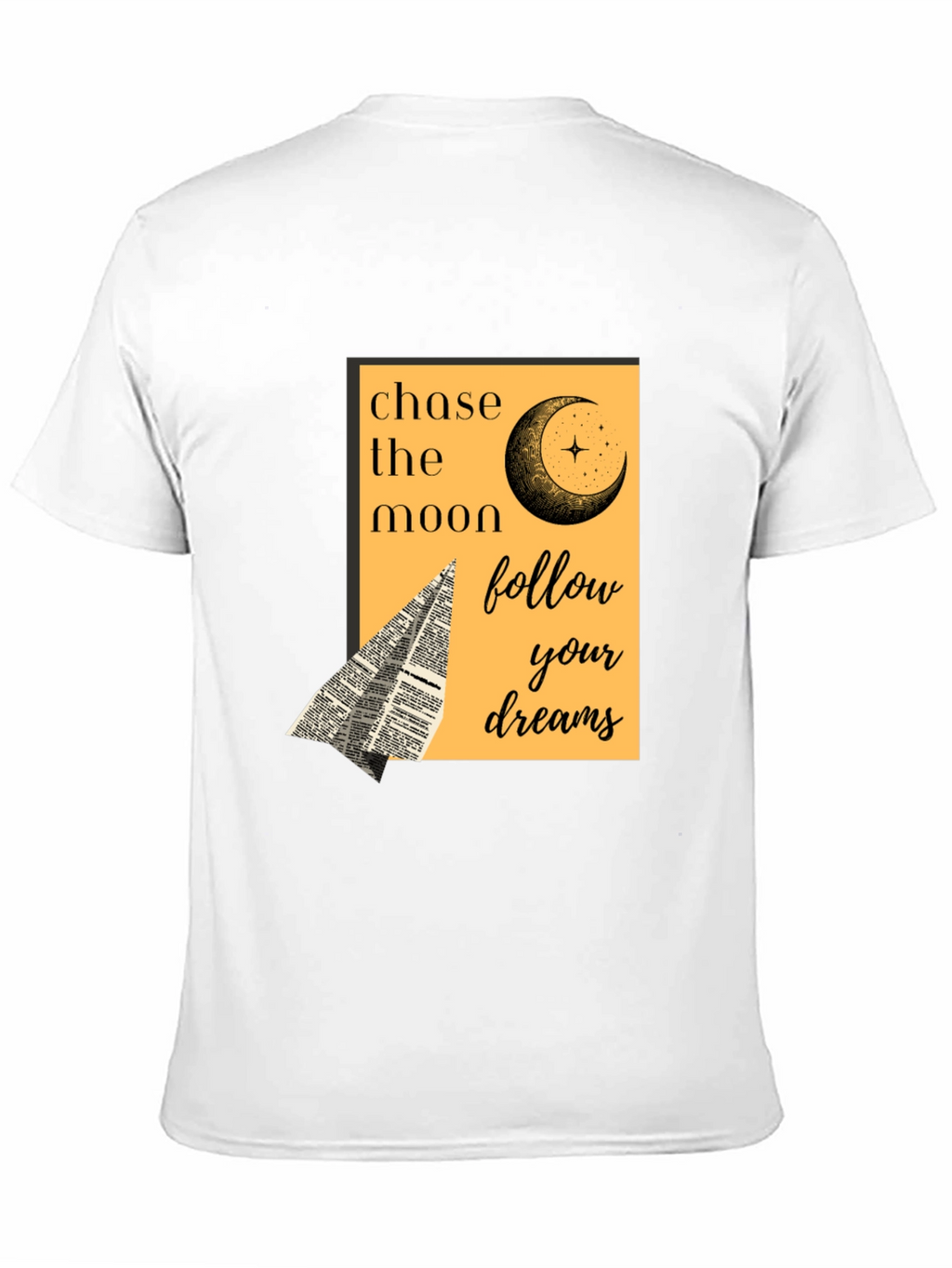 Chase the Moon Graphic Tee - Follow Your Dreams