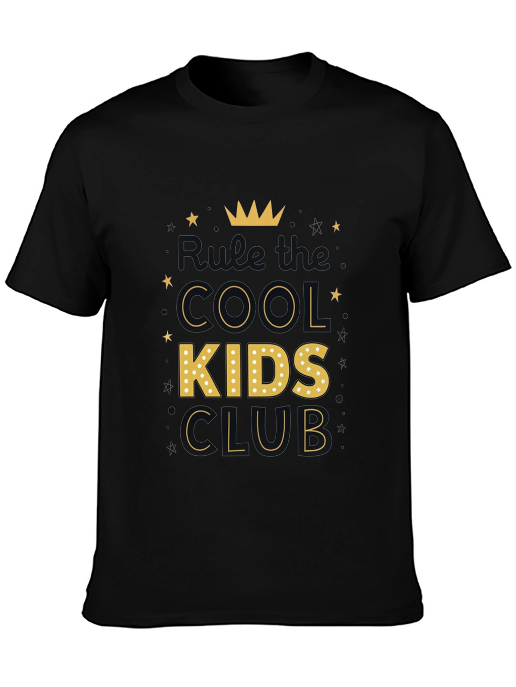 Cool Kids Club Black Graphic Tee