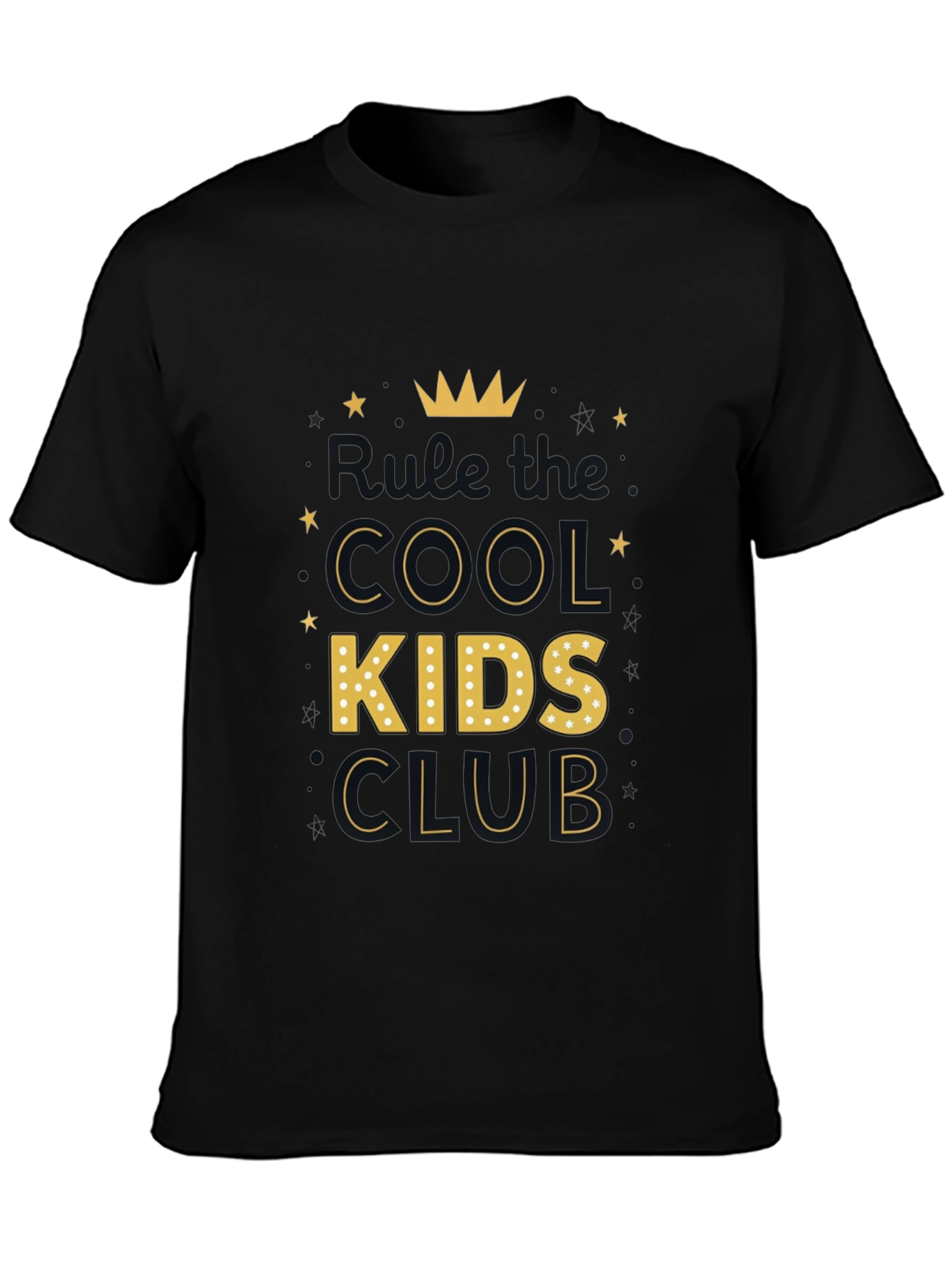 Cool Kids Club Black Graphic Tee