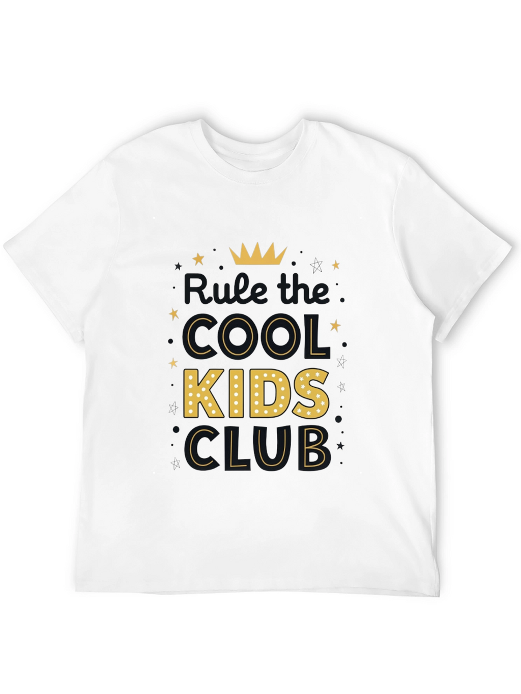 Cool Kids Club Black Graphic Tee