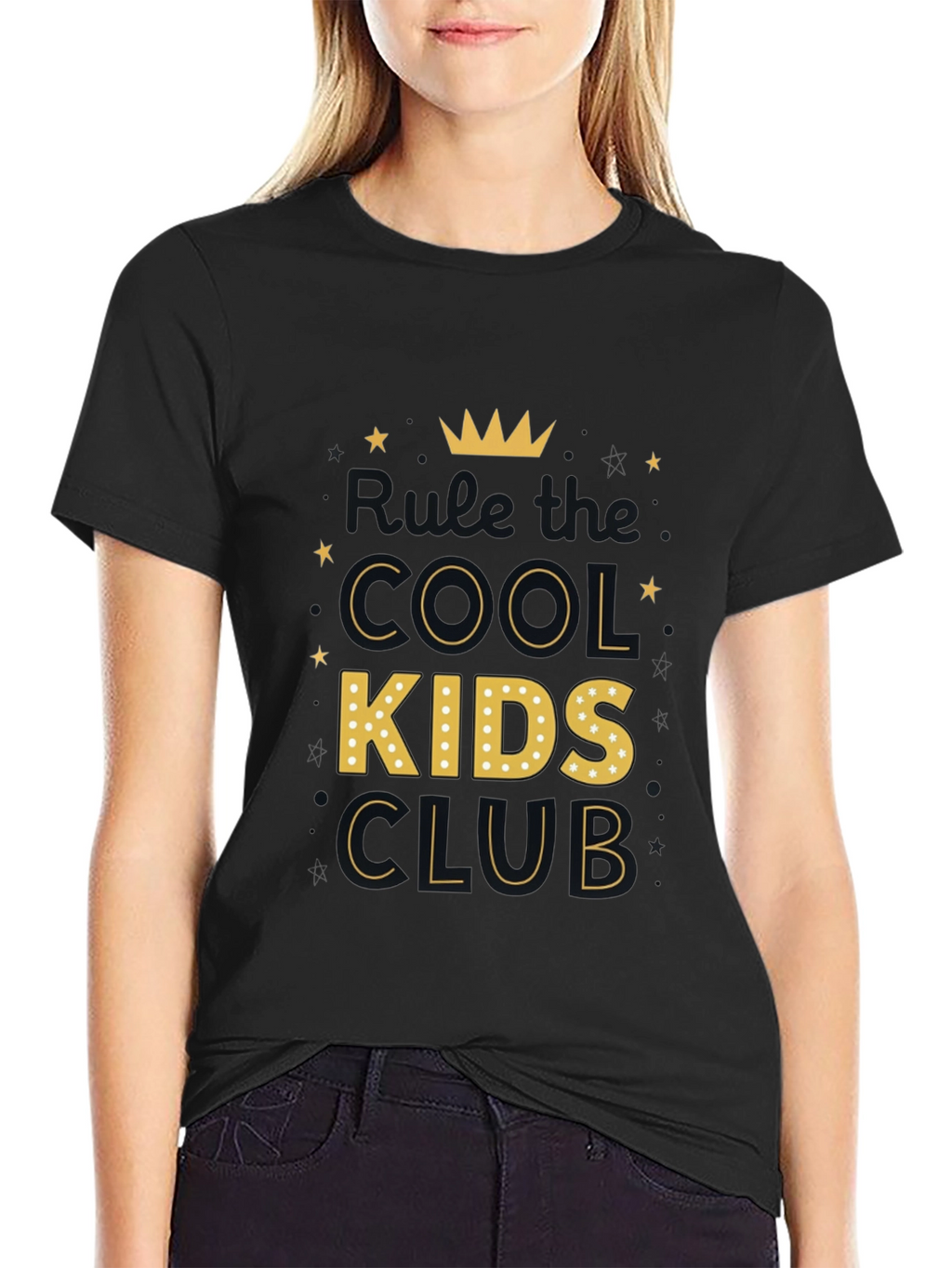 Cool Kids Club Black Graphic Tee