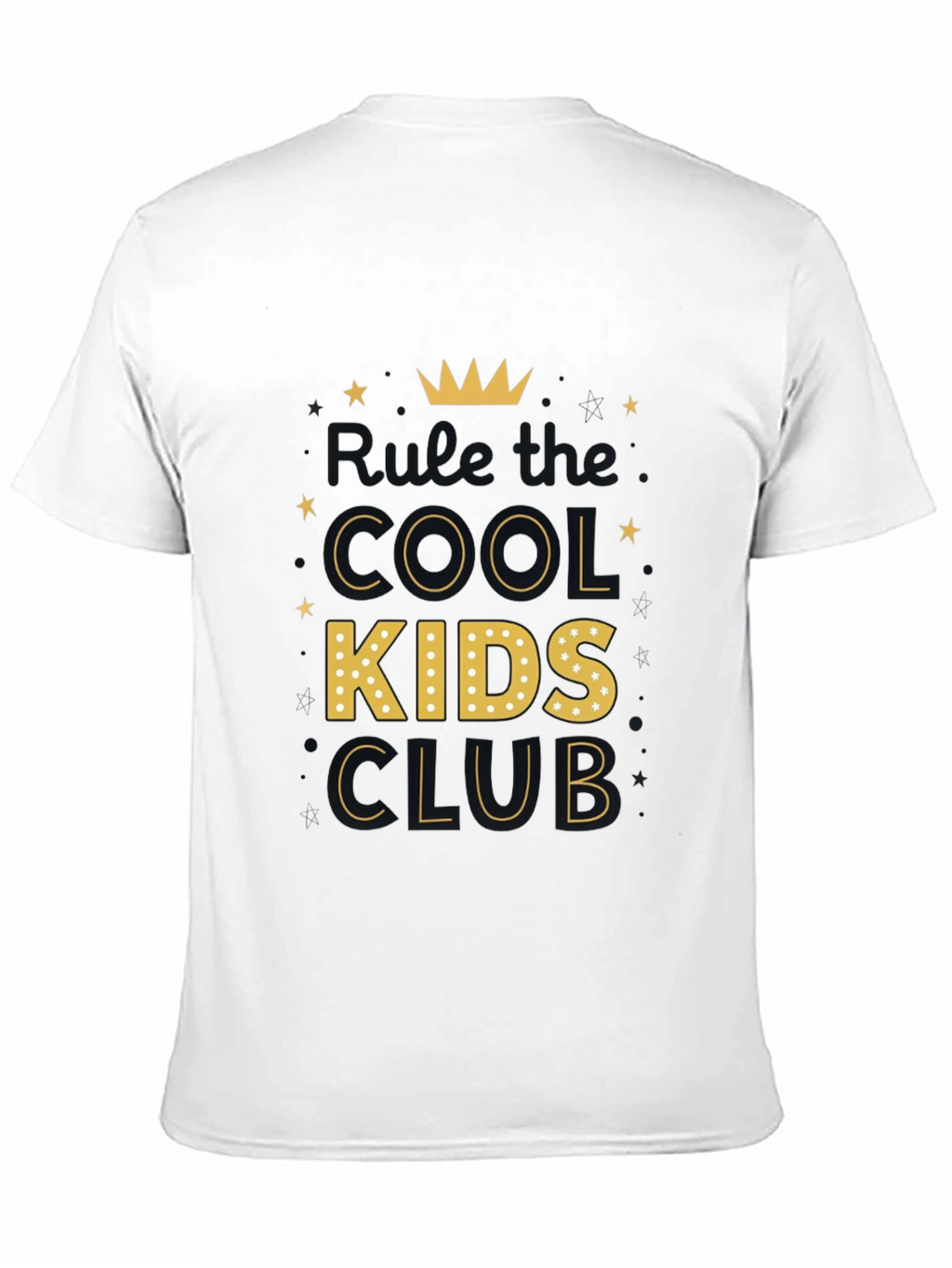 Cool Kids Club Black Graphic Tee